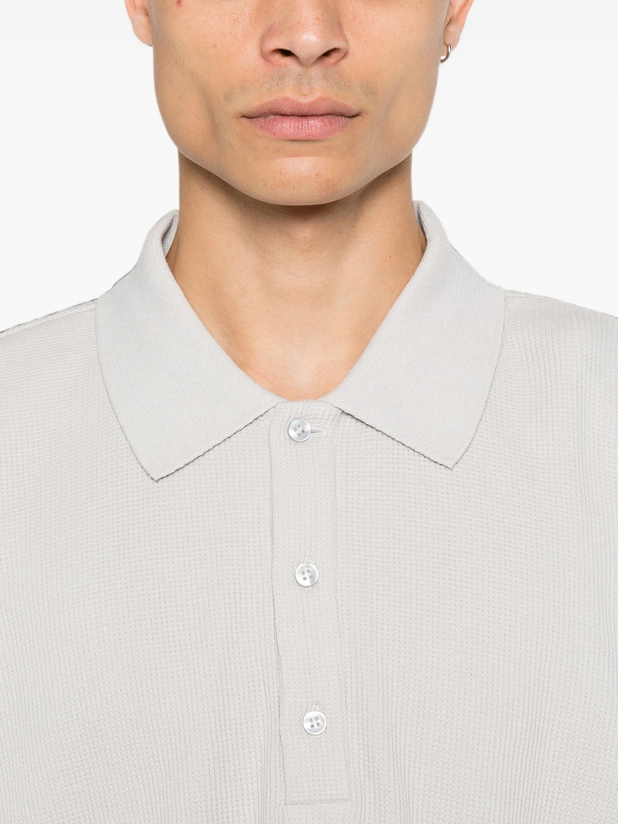 Won Hundred long - sleeve polo shirt