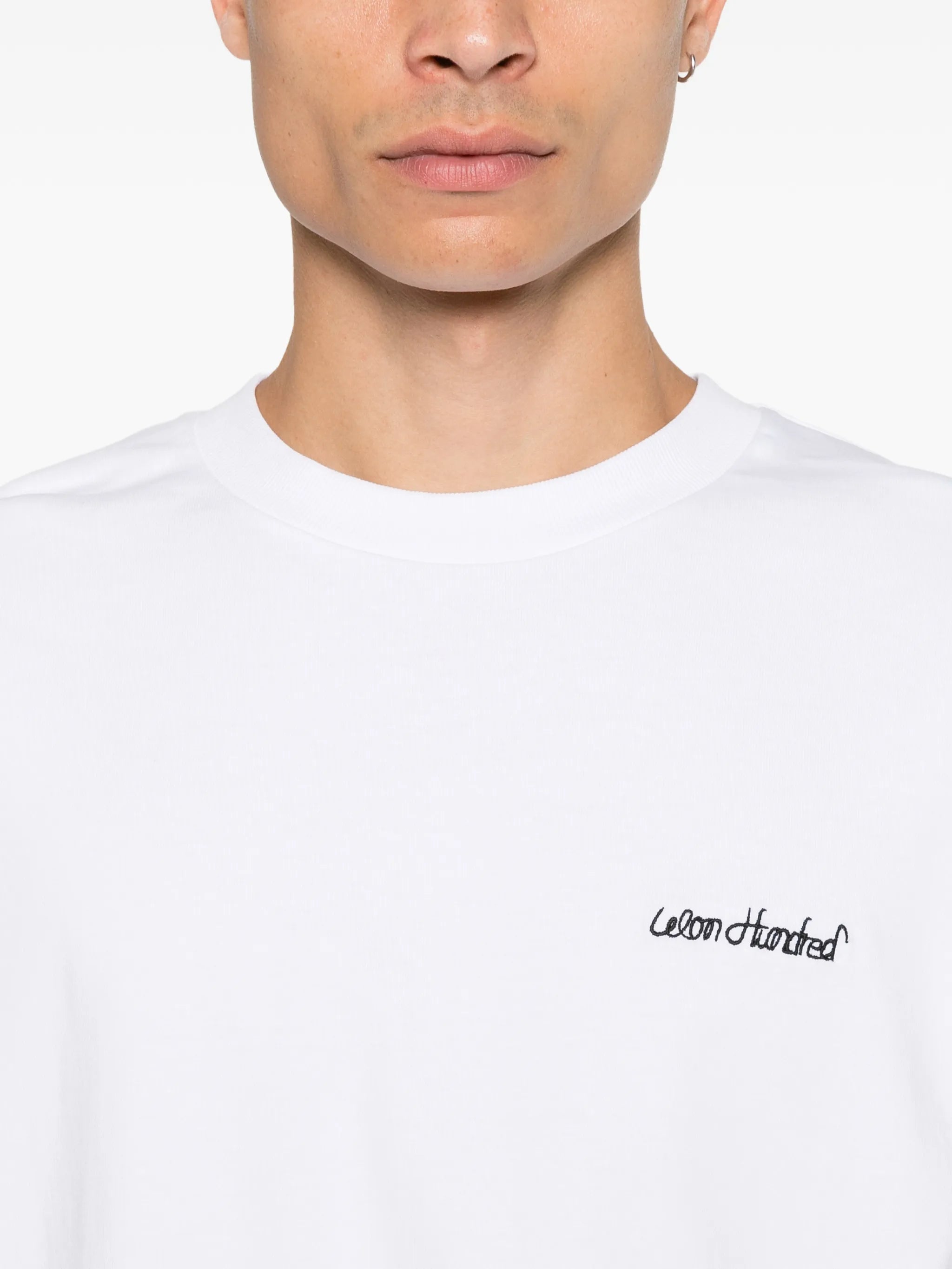 Won Hundred logo - embroidered T - shirt