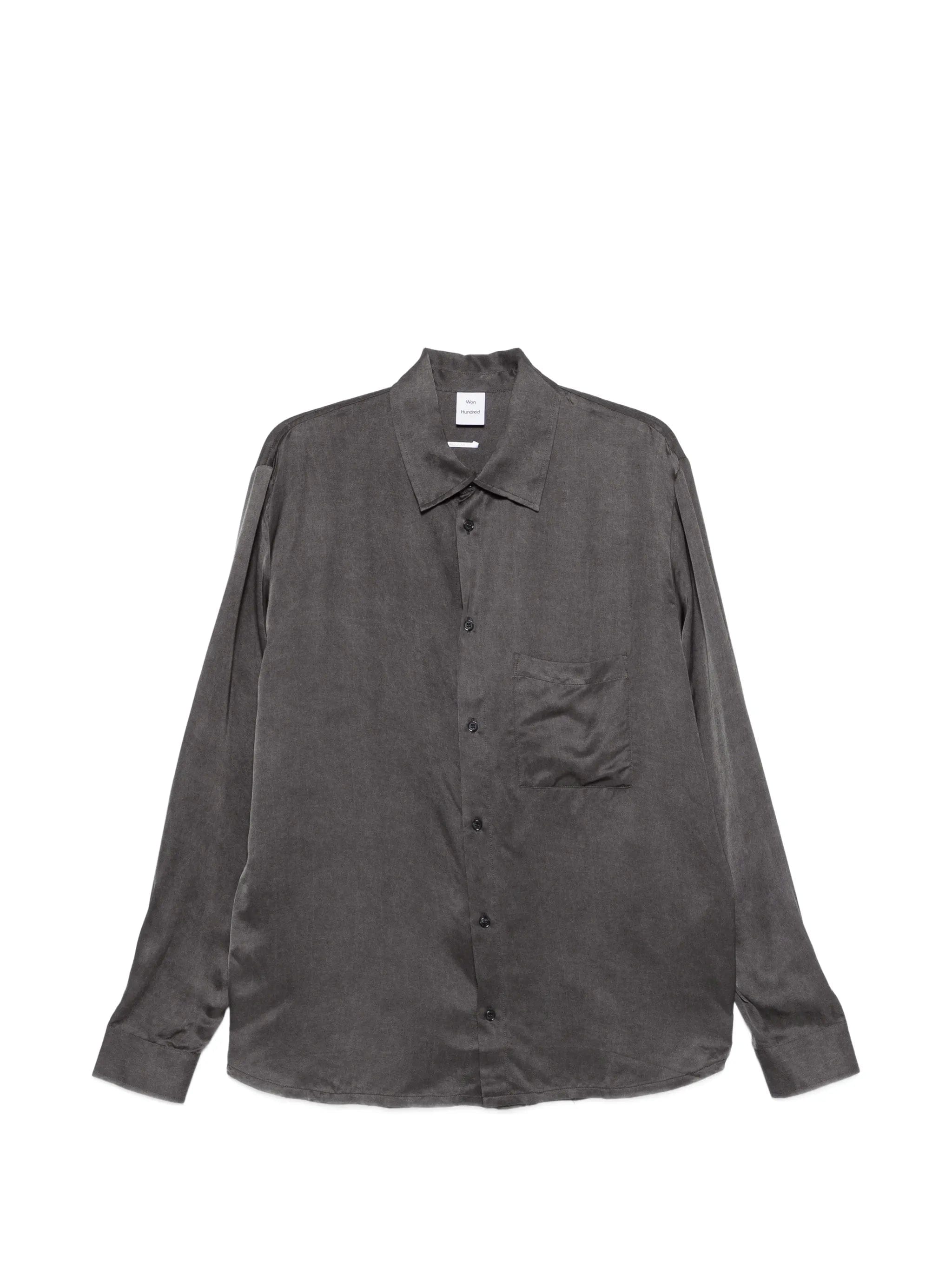 Won Hundred Pete chest - pocket button - fastening shirt
