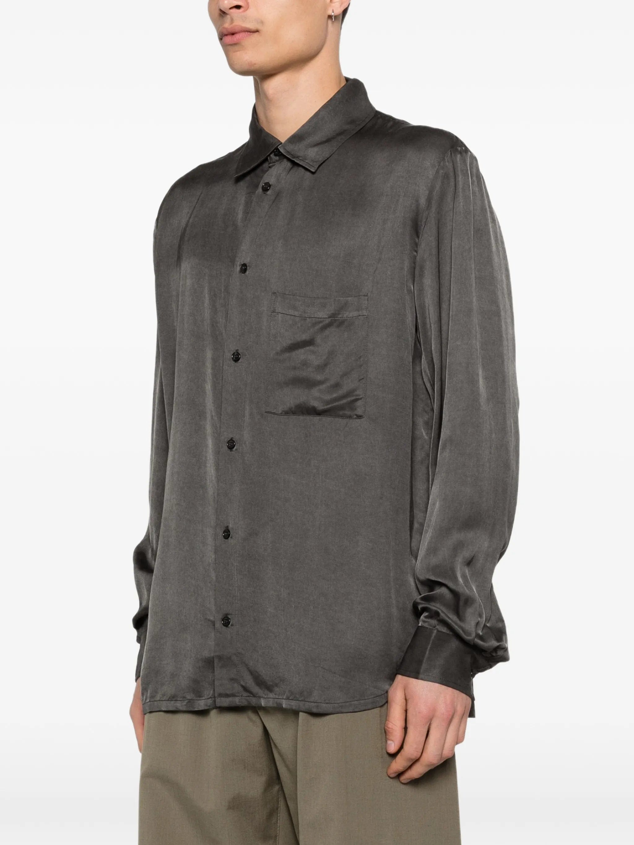 Won Hundred Pete chest - pocket button - fastening shirt