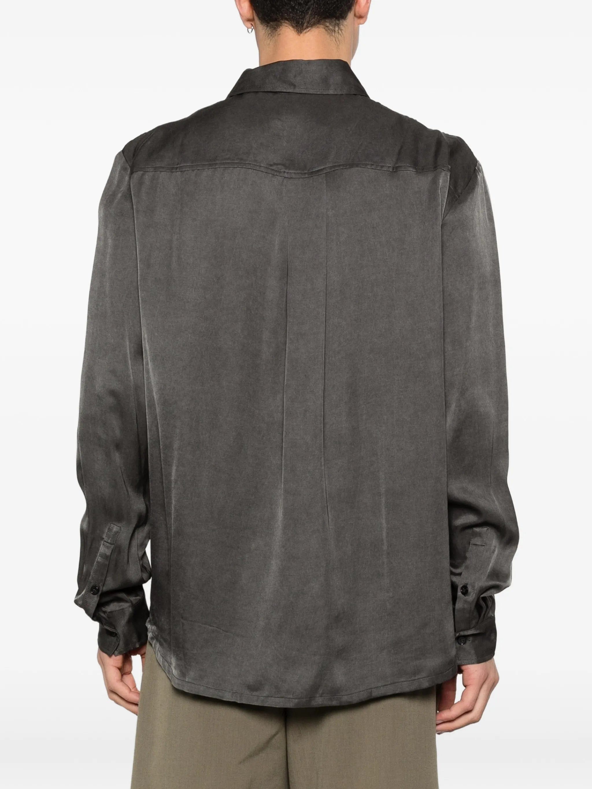 Won Hundred Pete chest - pocket button - fastening shirt