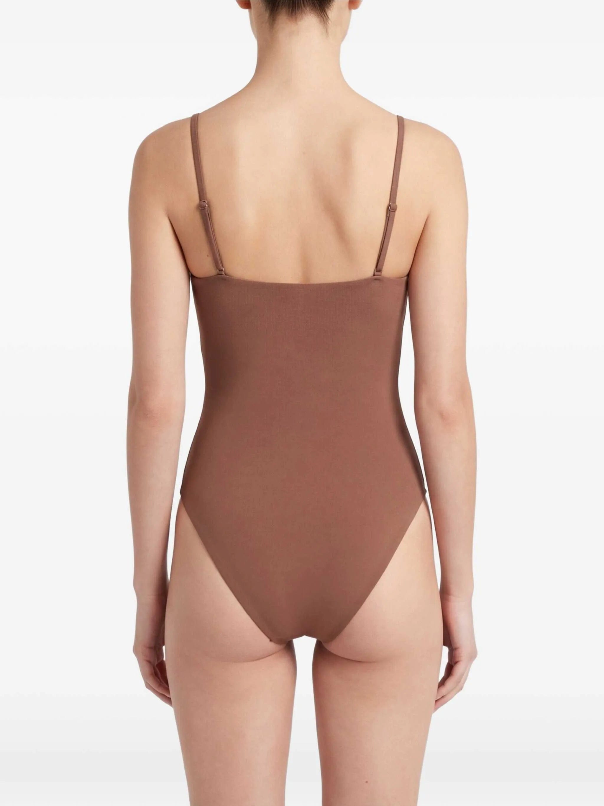 Christopher Esber Arced ruched swimsuit