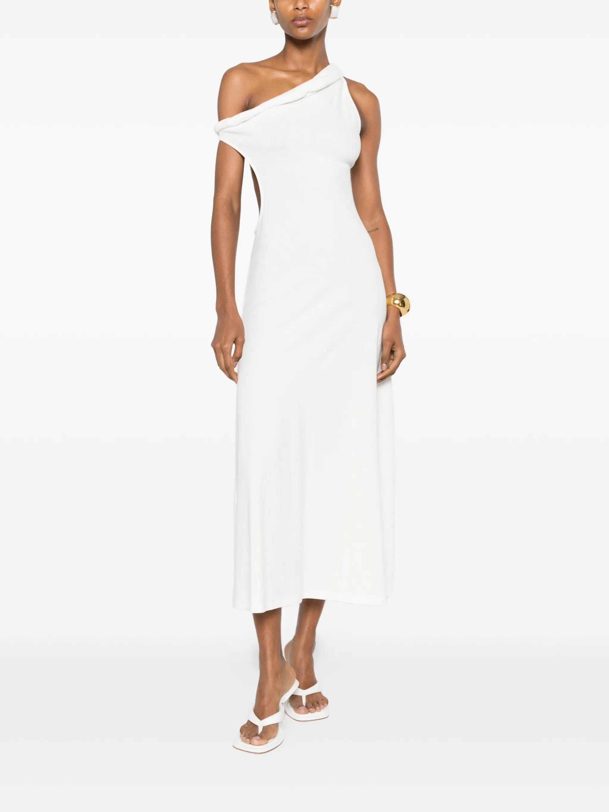 Christopher Esber rolled cut - out dress