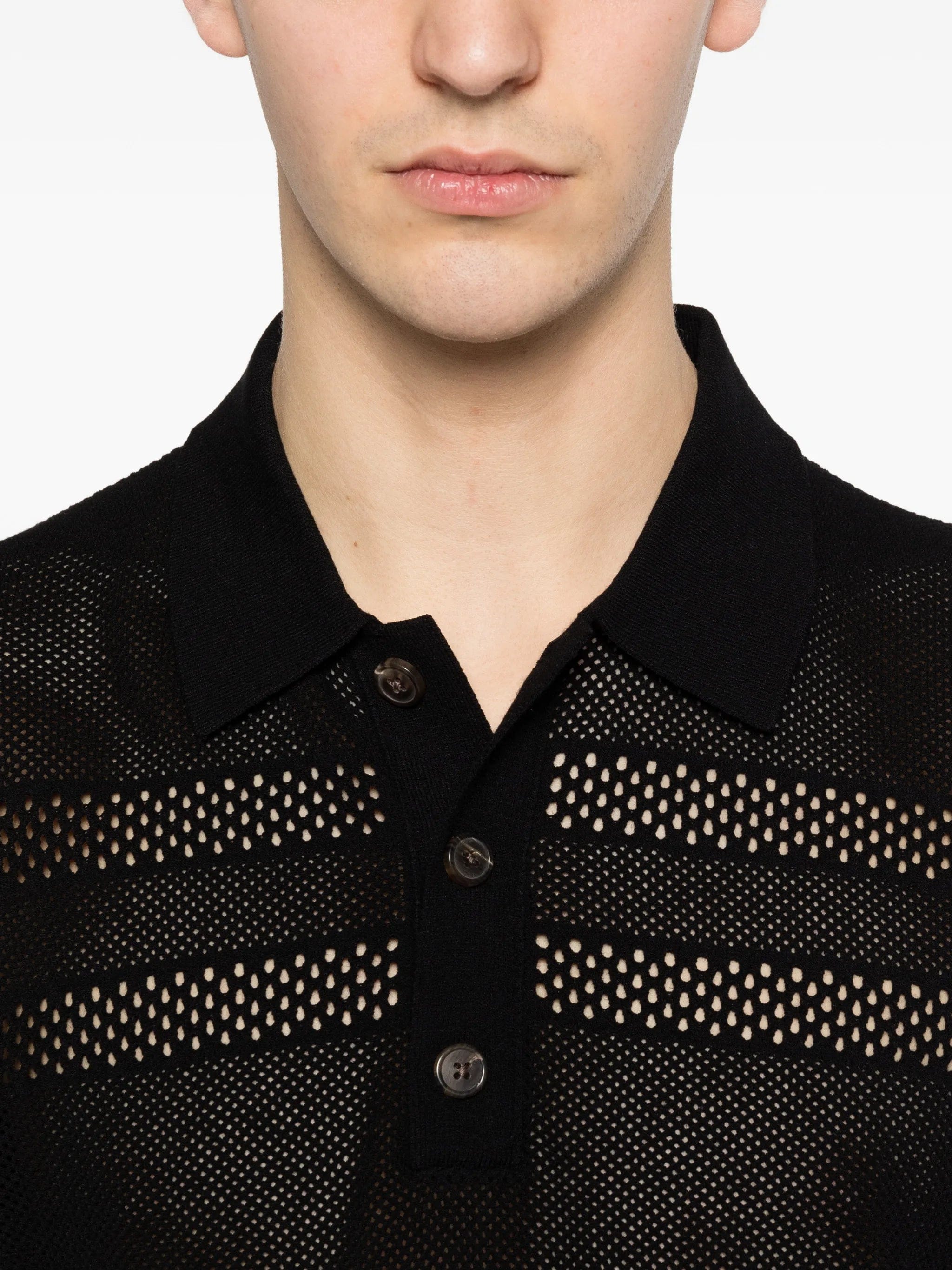 Dries Van Noten button - up polo shirt