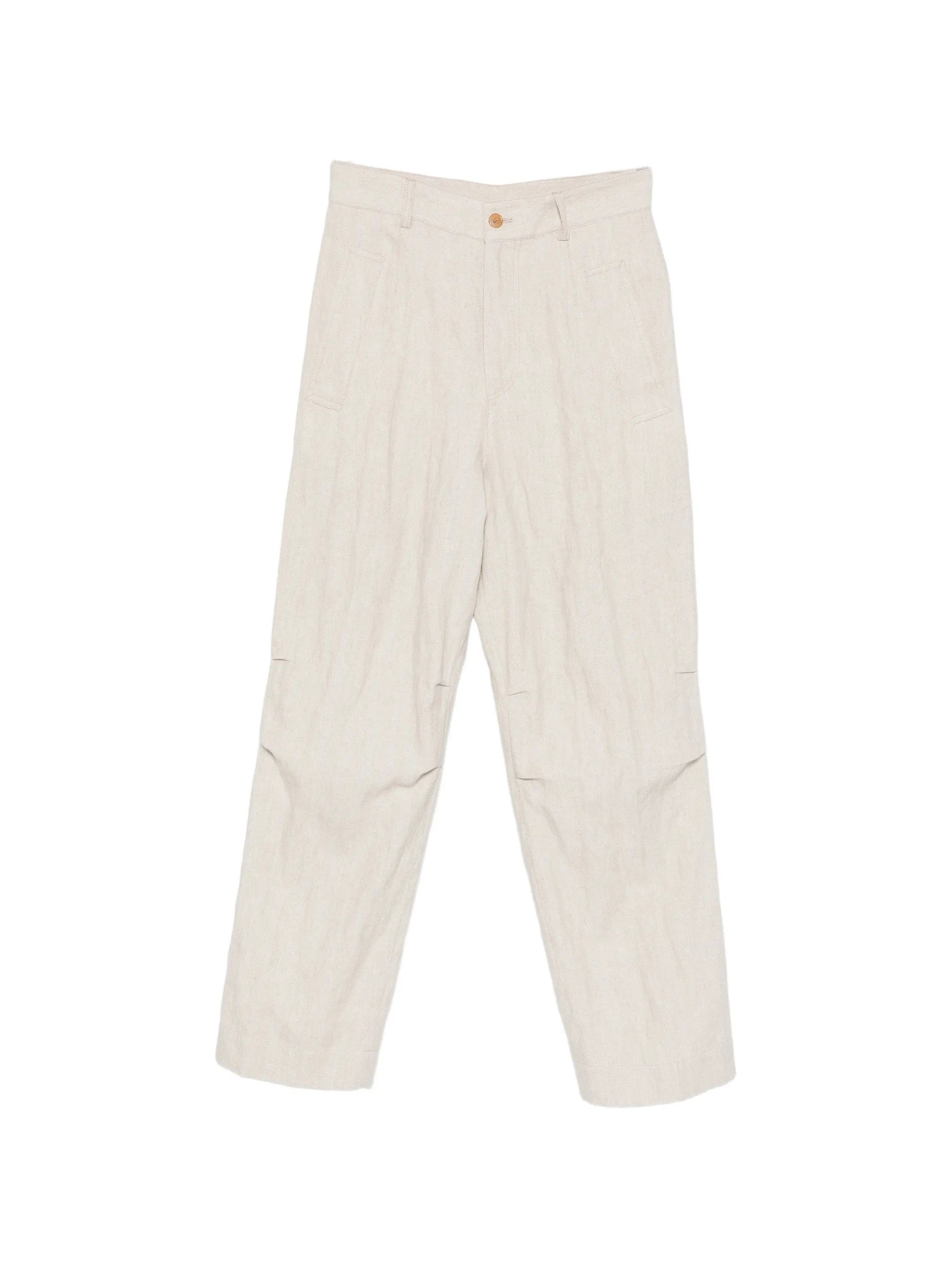 Dries Van Noten side - pocket straight trousers