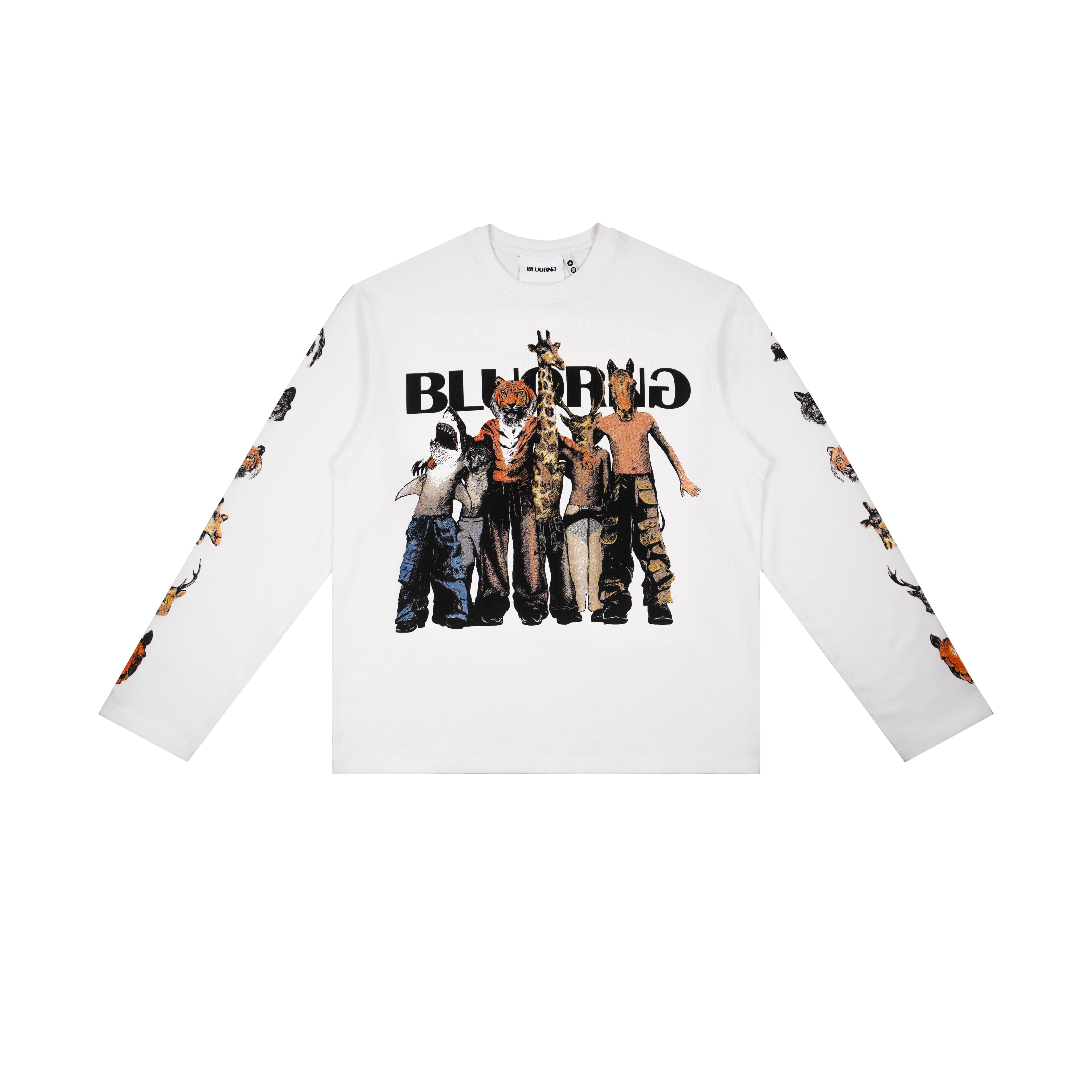 WHITE* Wild Bunch White Full Sleeve T - Shirt
