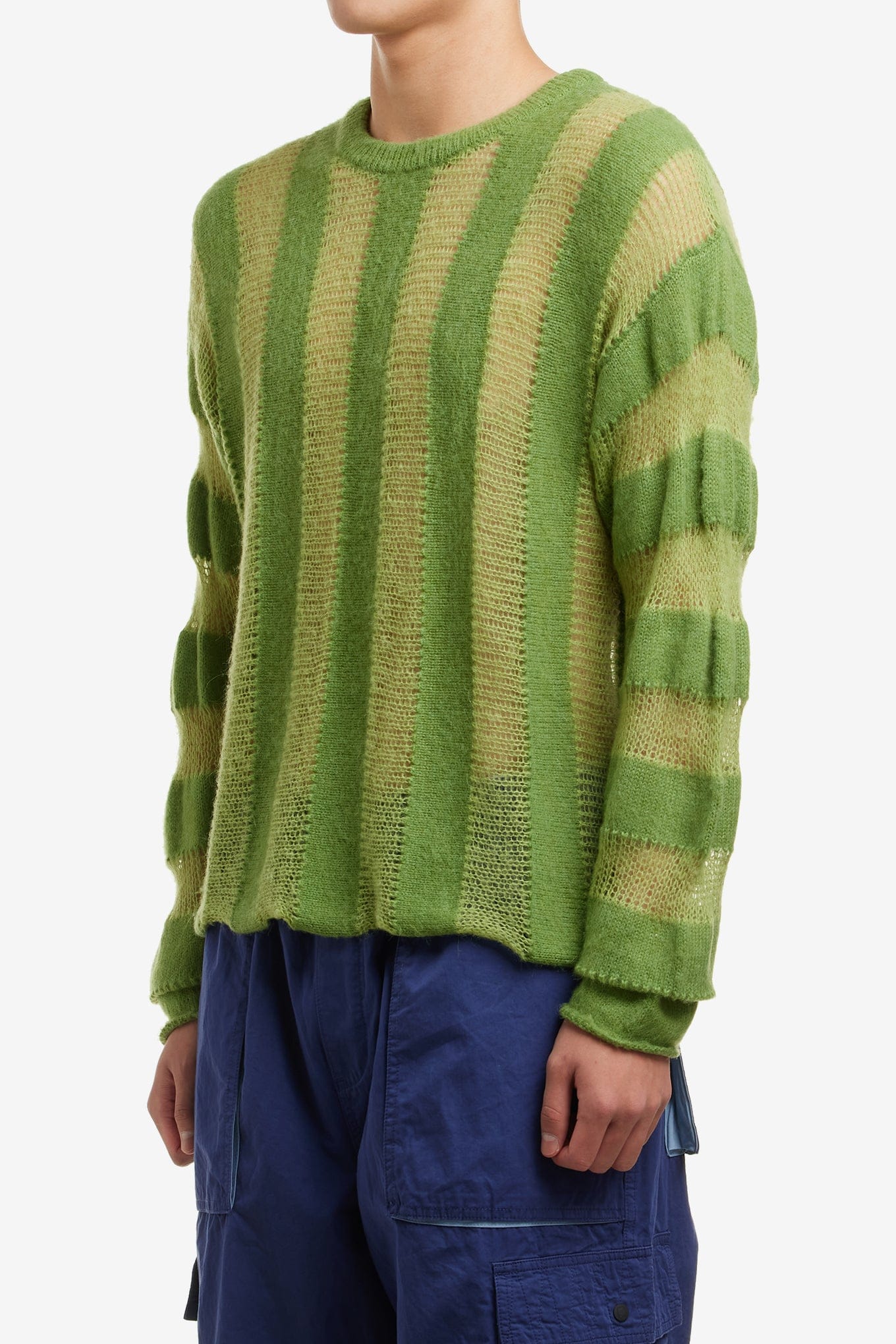 Brain Dead FUZZY THREADBARE SWEATER