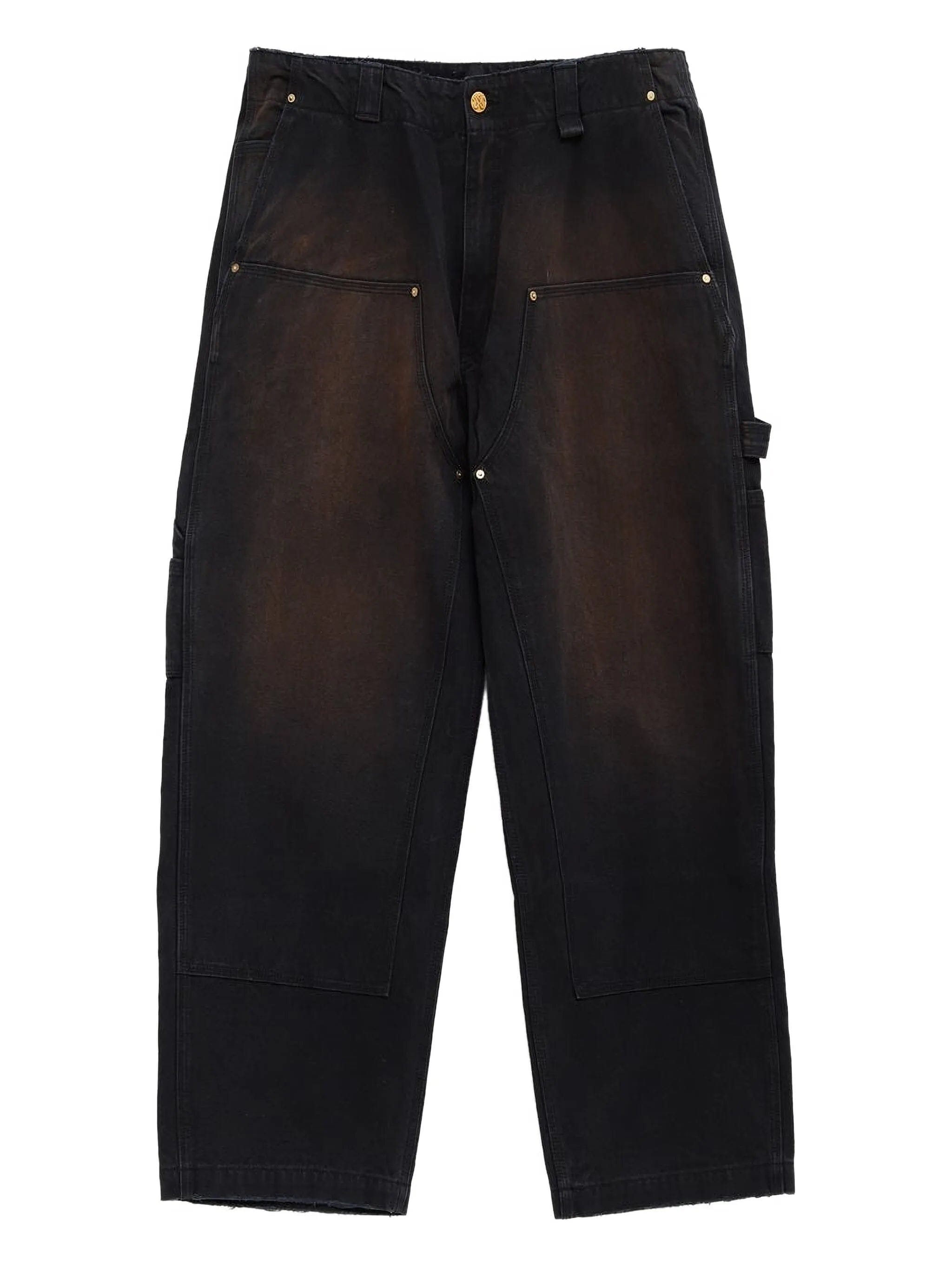 Willy Chavarria faded - effect trousers