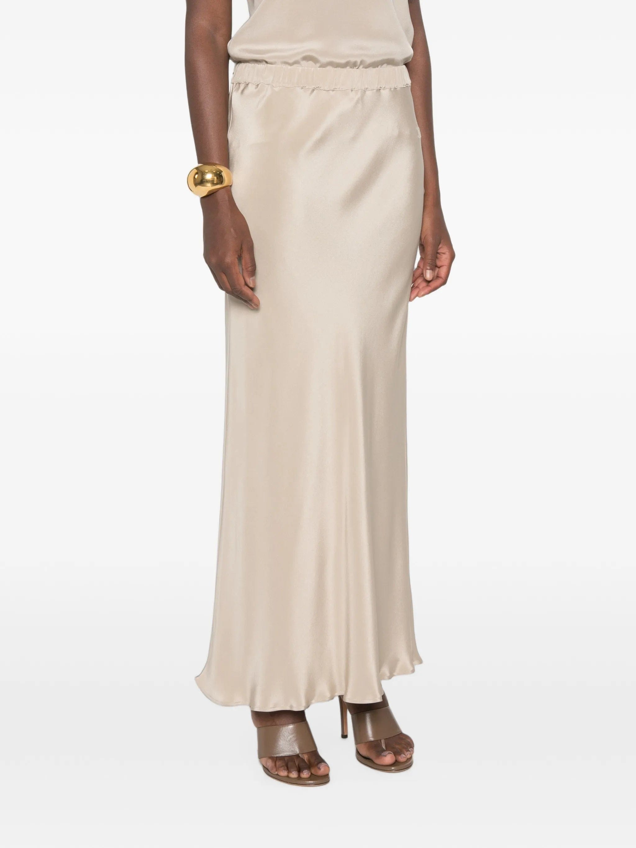 Max Mara Sospiro satin - finish skirt