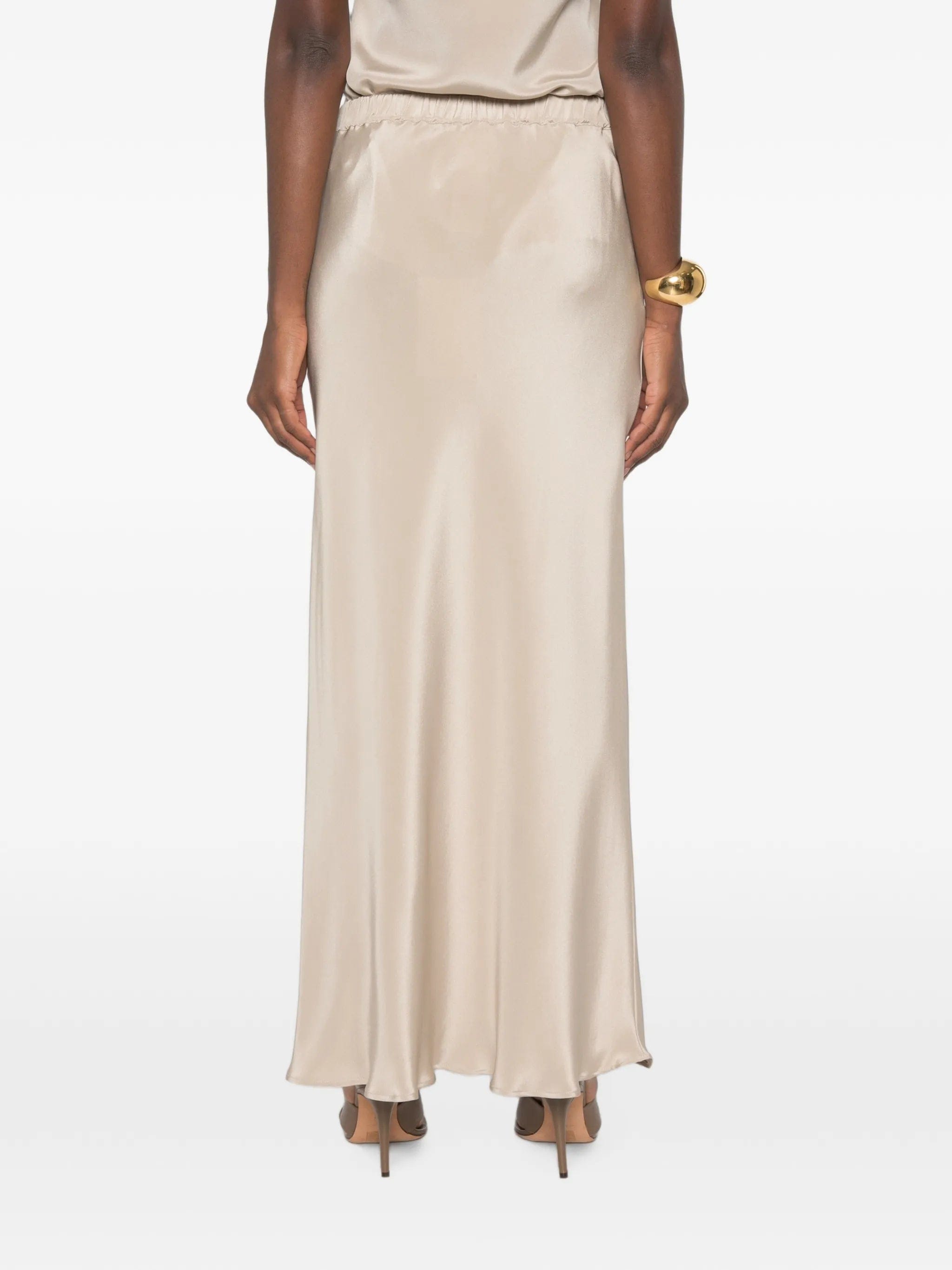 Max Mara Sospiro satin - finish skirt