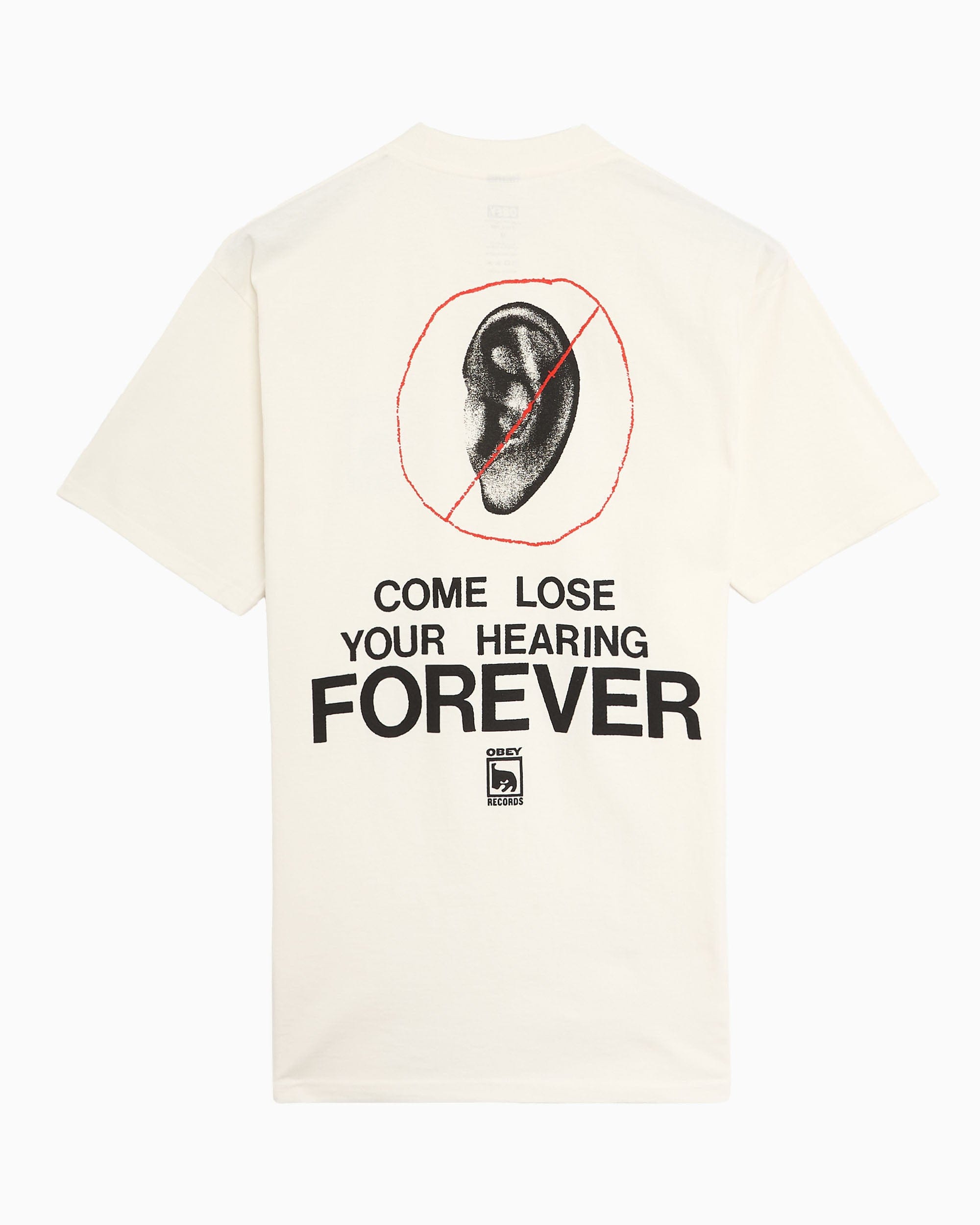 OBEY Clothing Camiseta con gráfico OBEY Clothing Come Lose Your Hearing para hombre