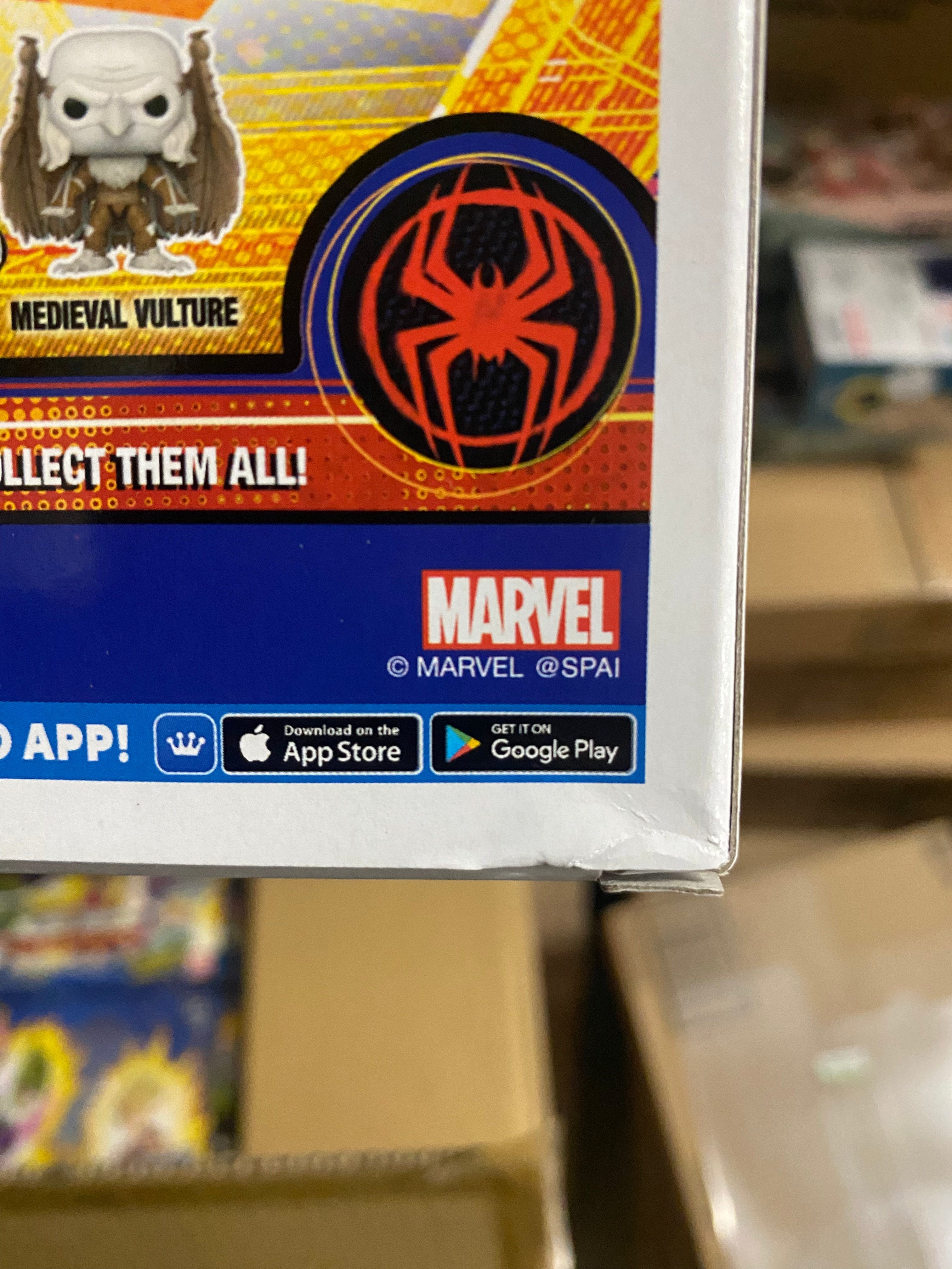 Funko Pop **Damaged Box**Funko Pop Spider - Man India Across the Spider - Verse FYE Exclusive 1227 Vinyl Figure