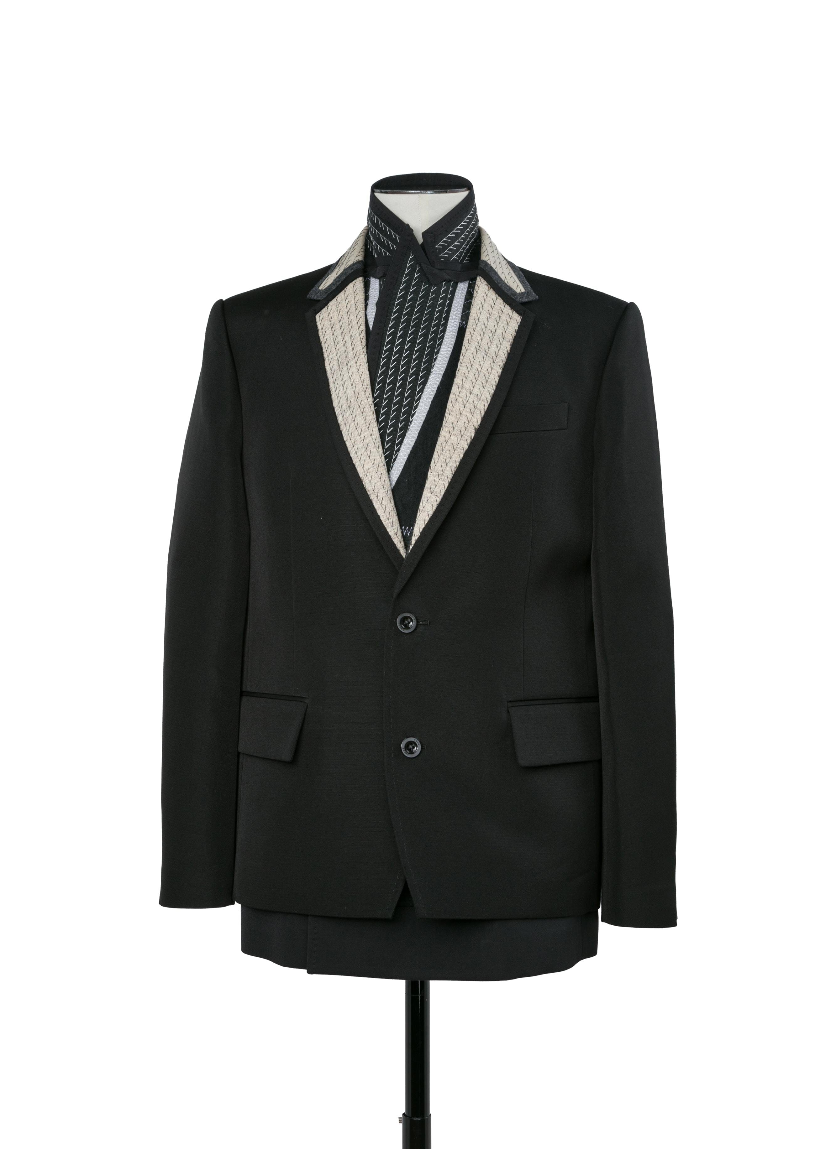 SILK Double - Faced Silk Cotton x Doeskin Jacket
