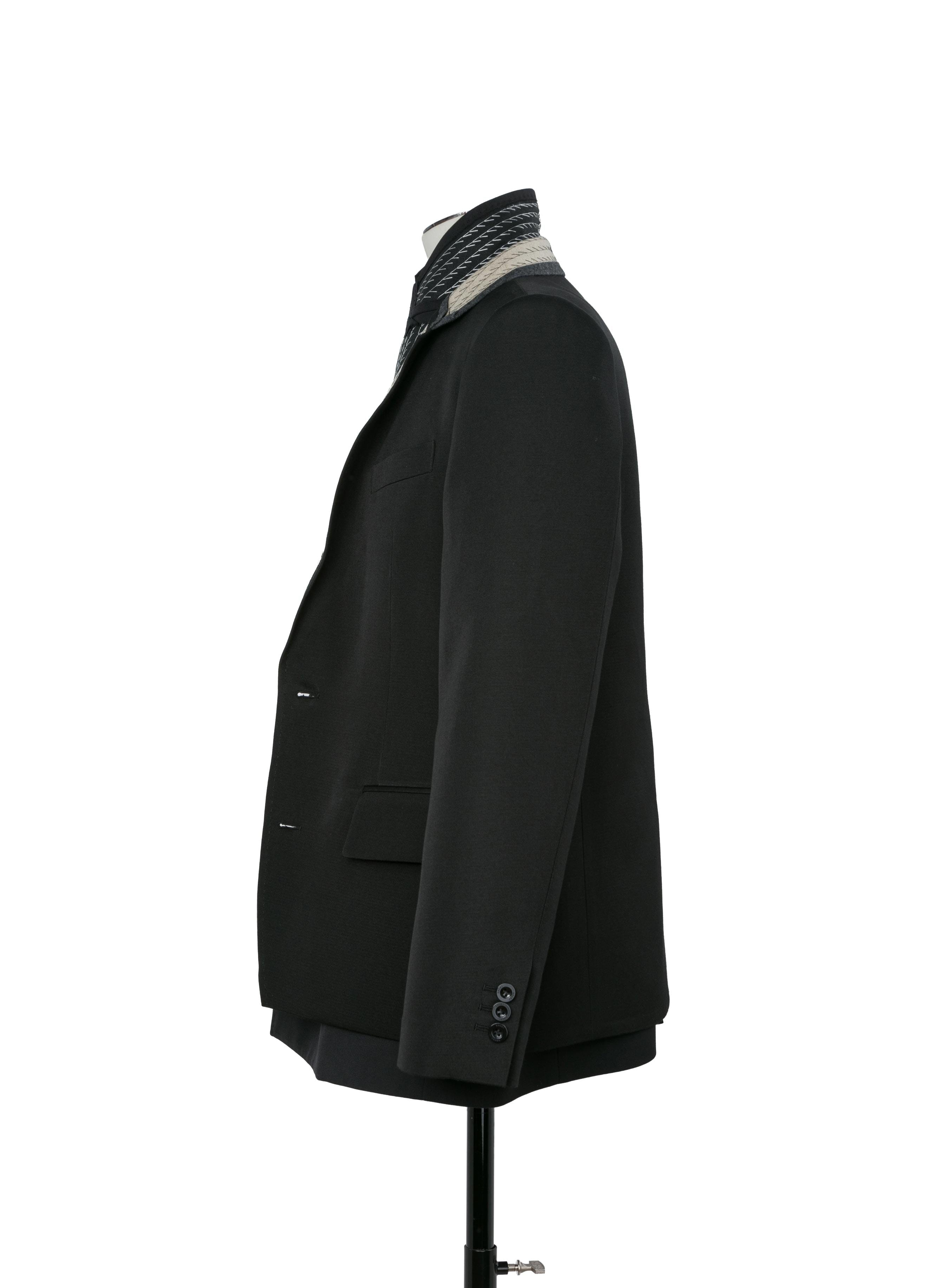 SILK Double - Faced Silk Cotton x Doeskin Jacket