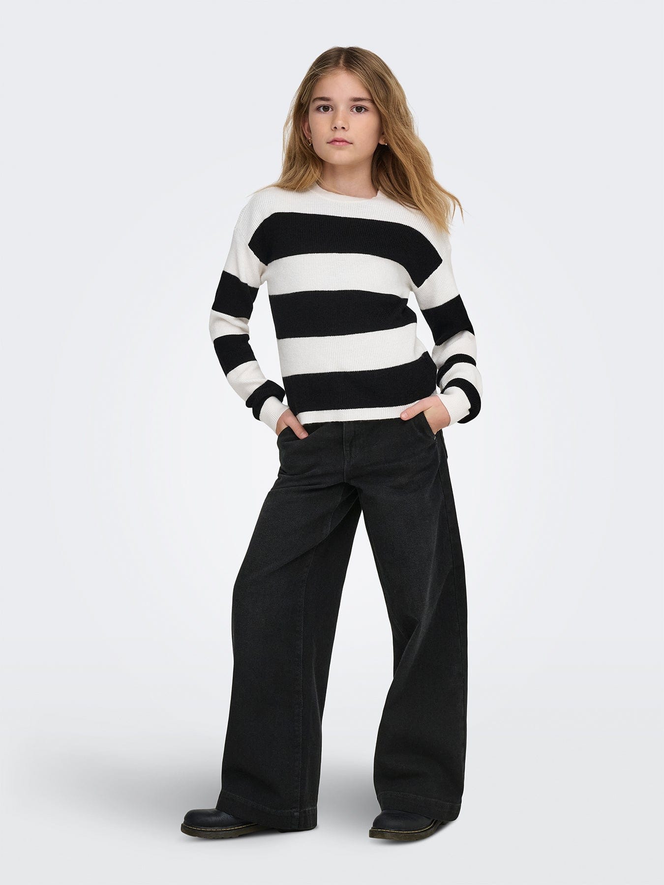 ONLY Comet Wide Leg Jeans Black