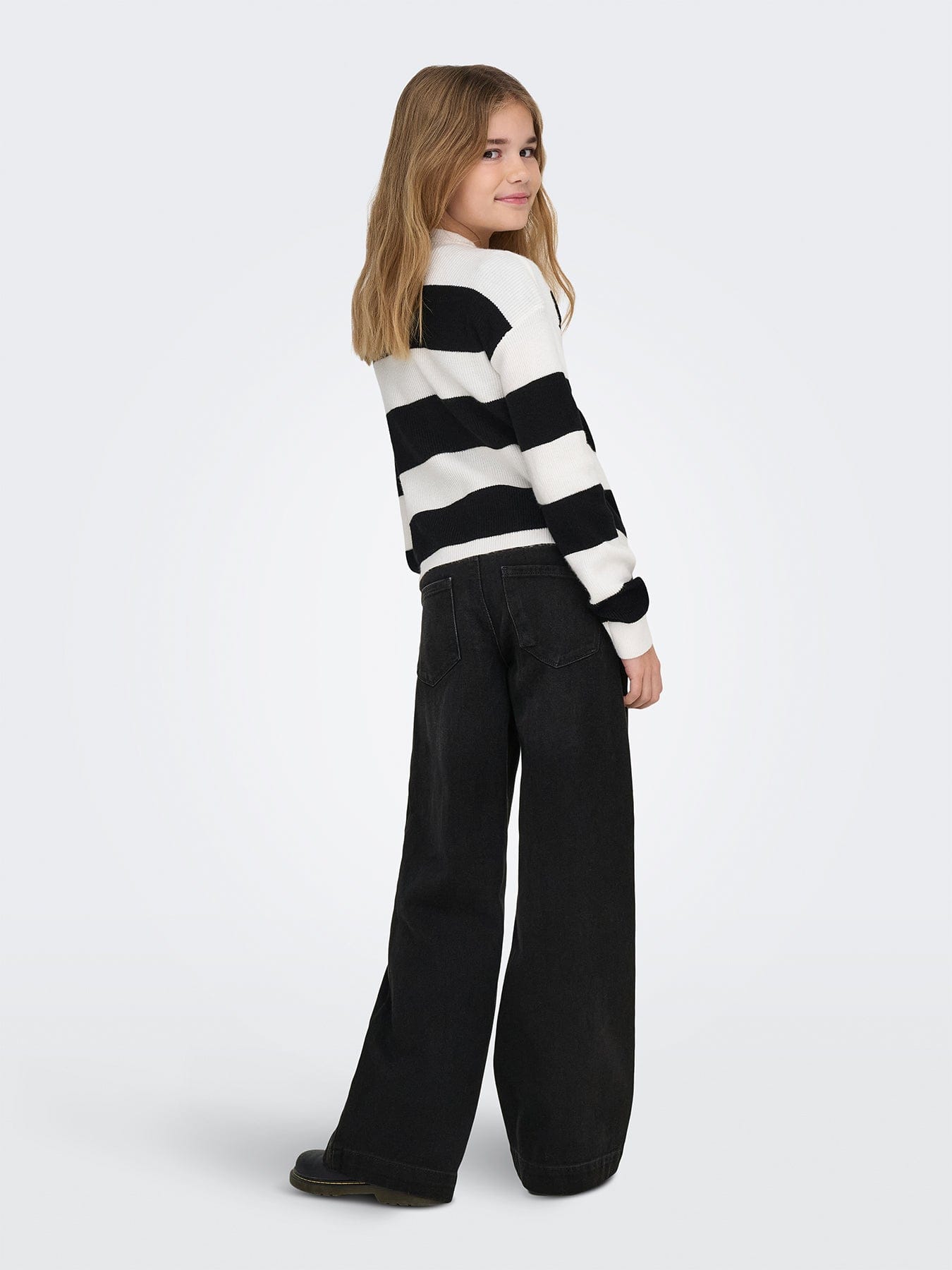 ONLY Comet Wide Leg Jeans Black
