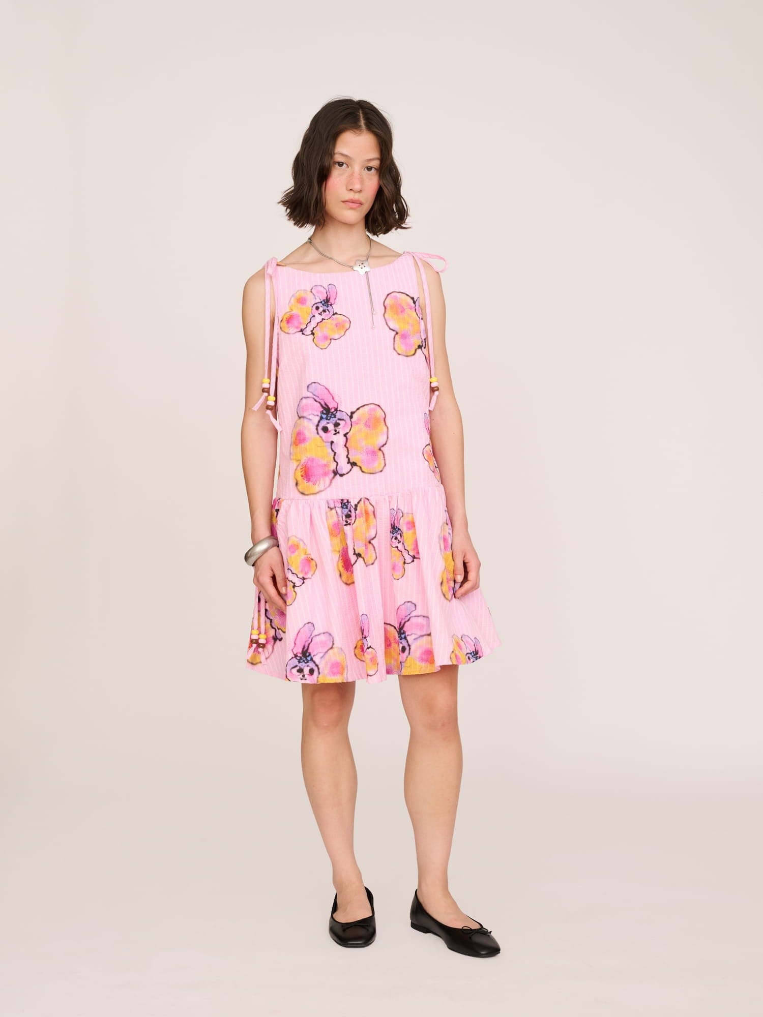 And Butterflies And Bows Mini Dress