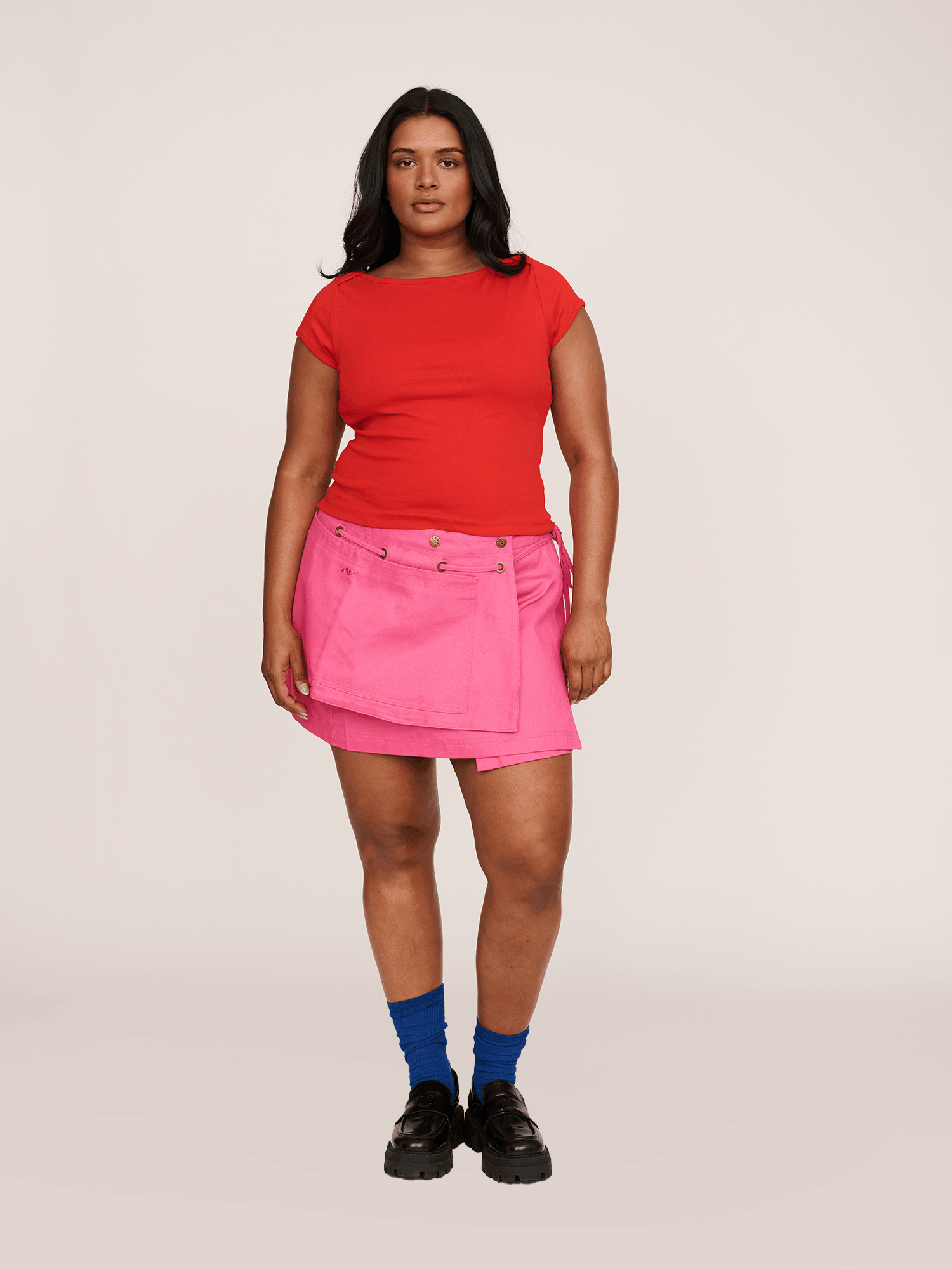 UTILITY Wrap Utility Mini Skirt