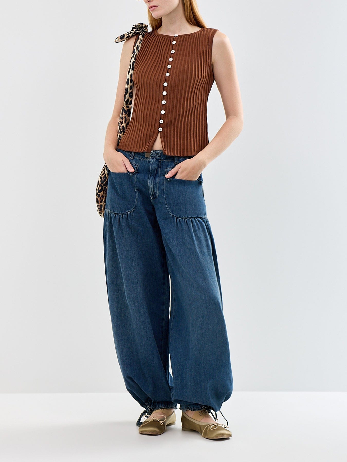 Free People Lotus Jean Blue