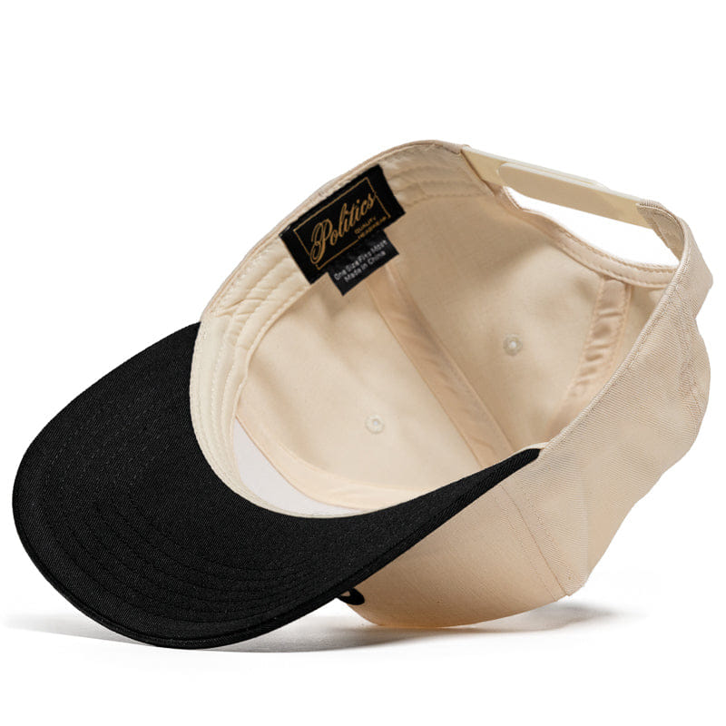 FRAME Politics A - Frame Snapback - Natural/Black