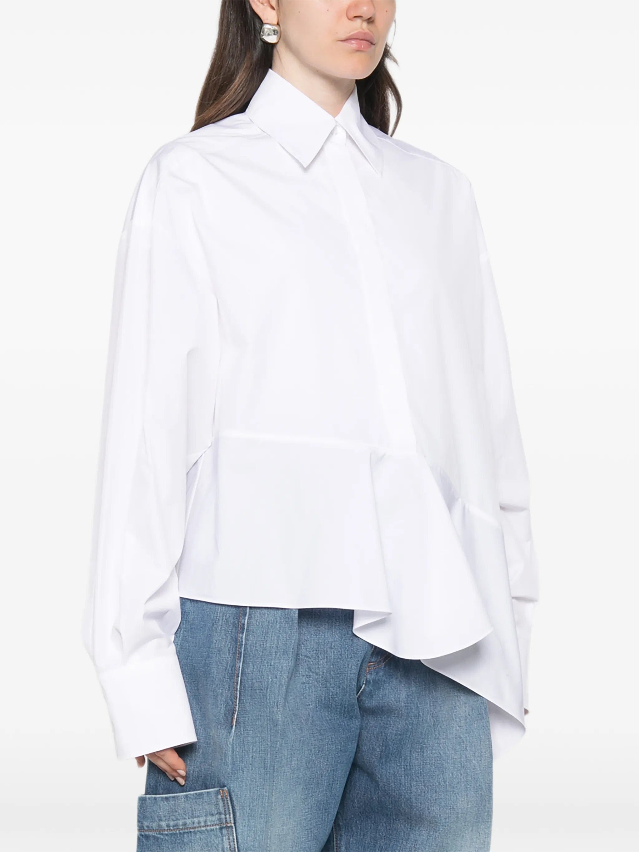 Sportmax Arcella asymmetric - hem shirt