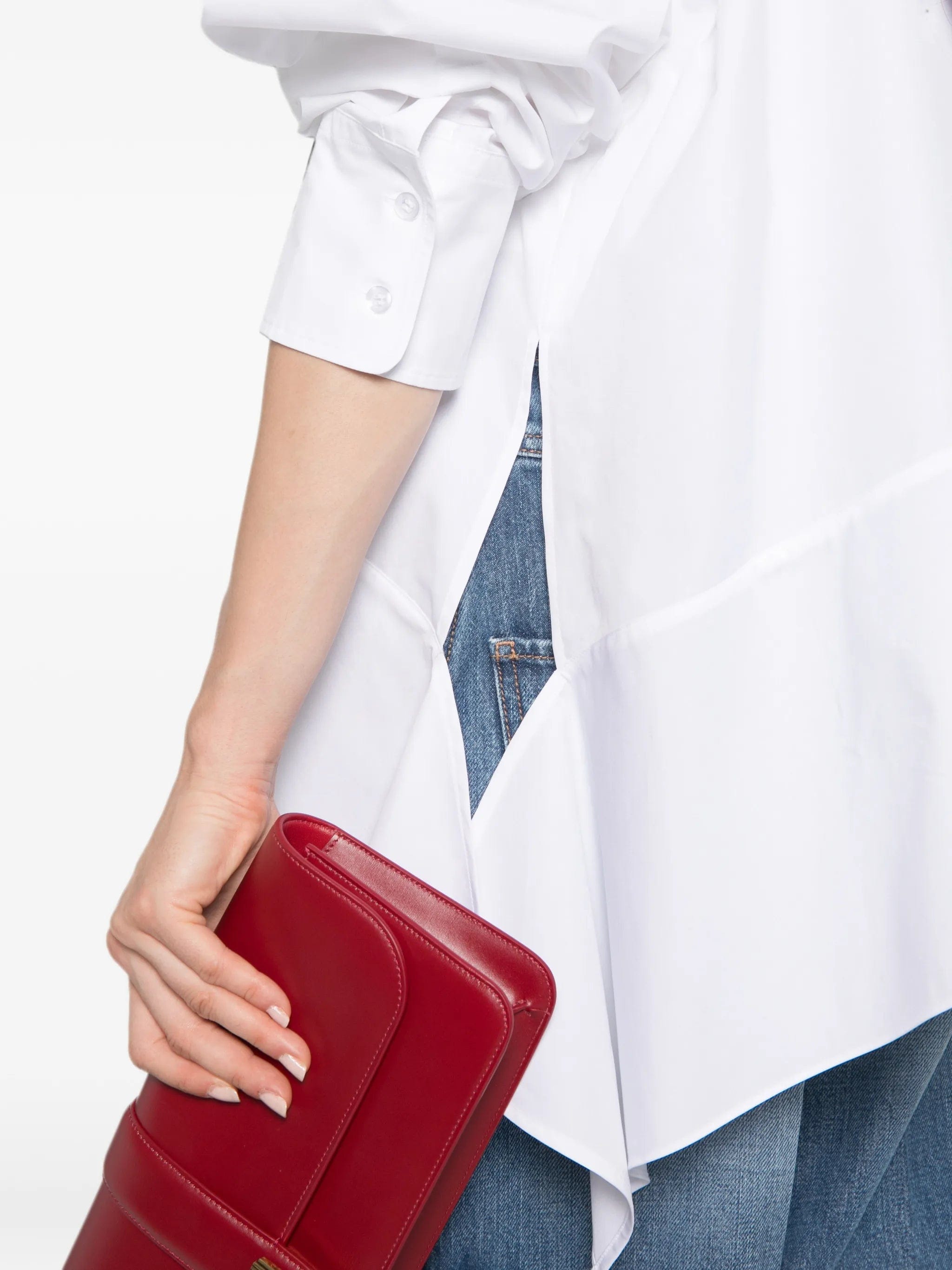 Sportmax Arcella asymmetric - hem shirt