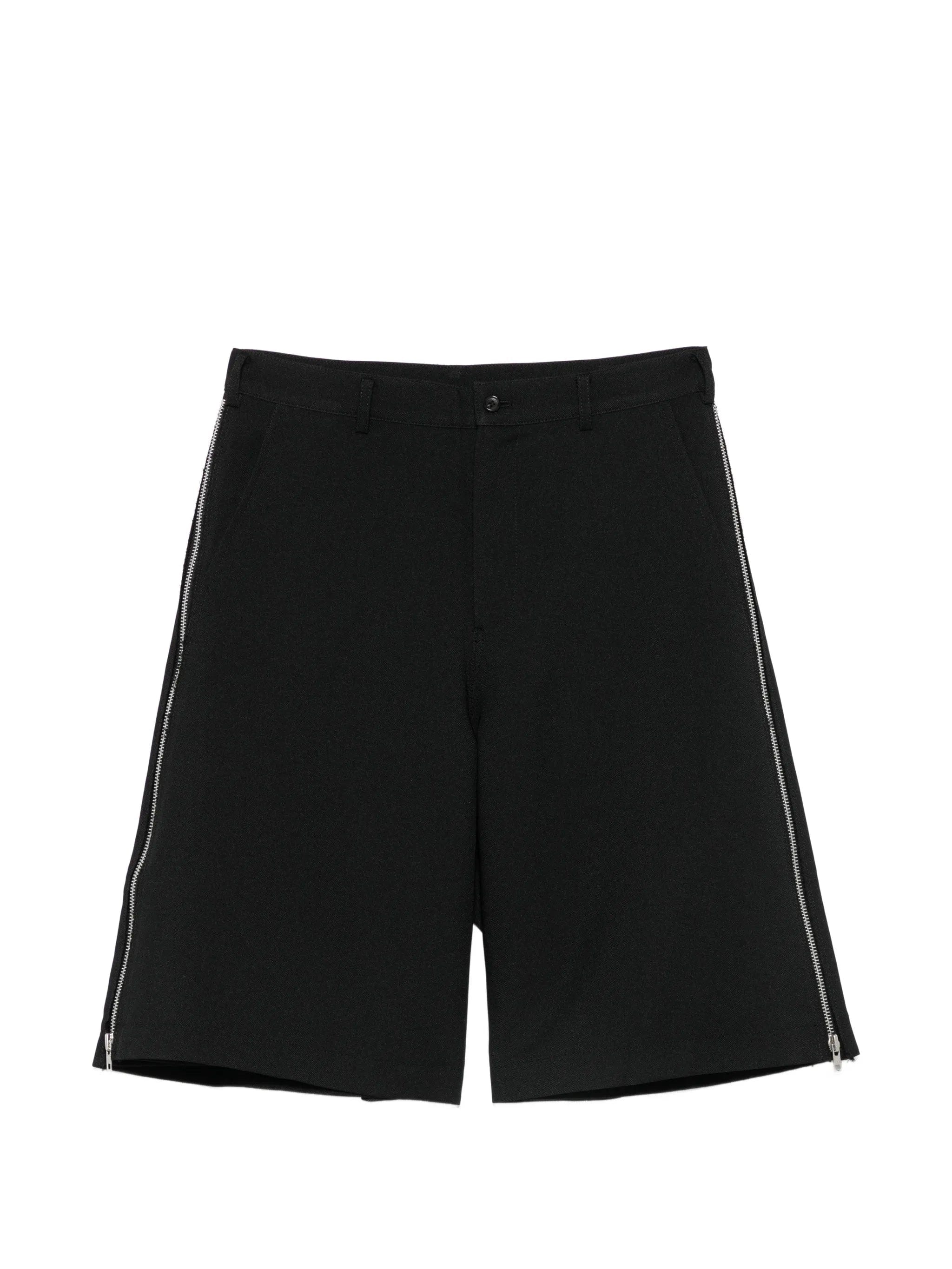 Comme des Garçons Shirt zip - detail shorts