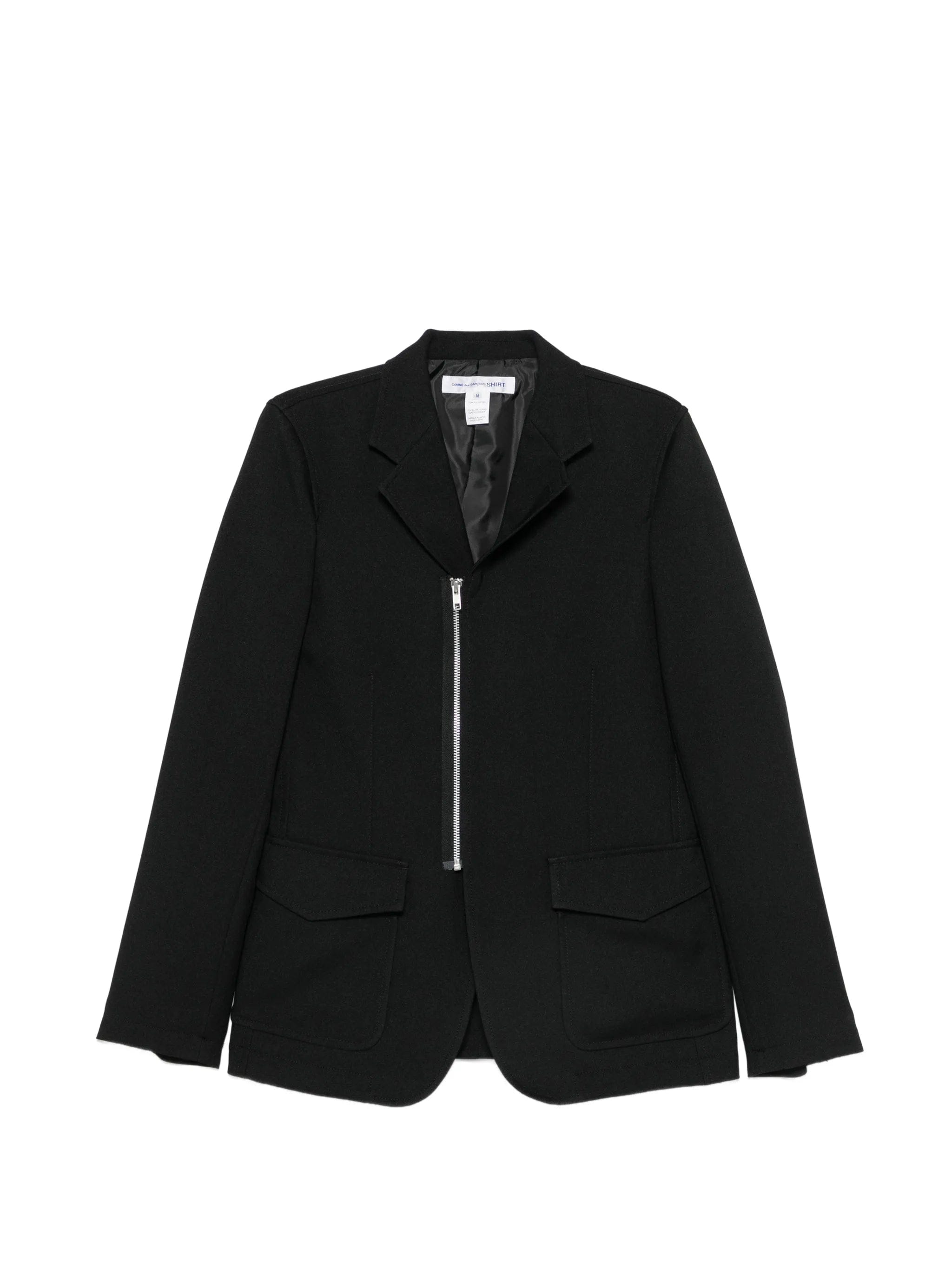 Comme des Garçons Shirt zip - fastening blazer