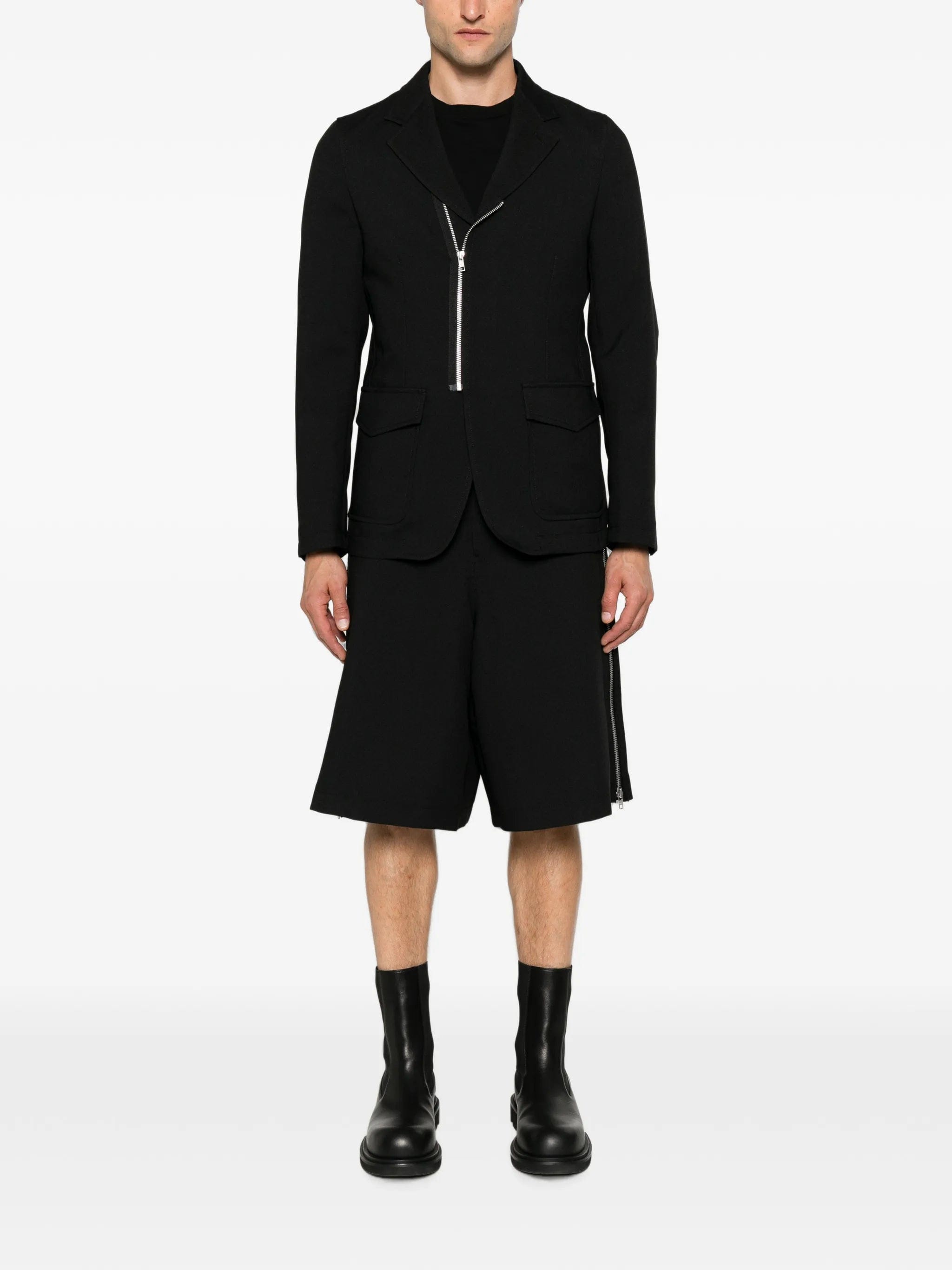 Comme des Garçons Shirt zip - fastening blazer