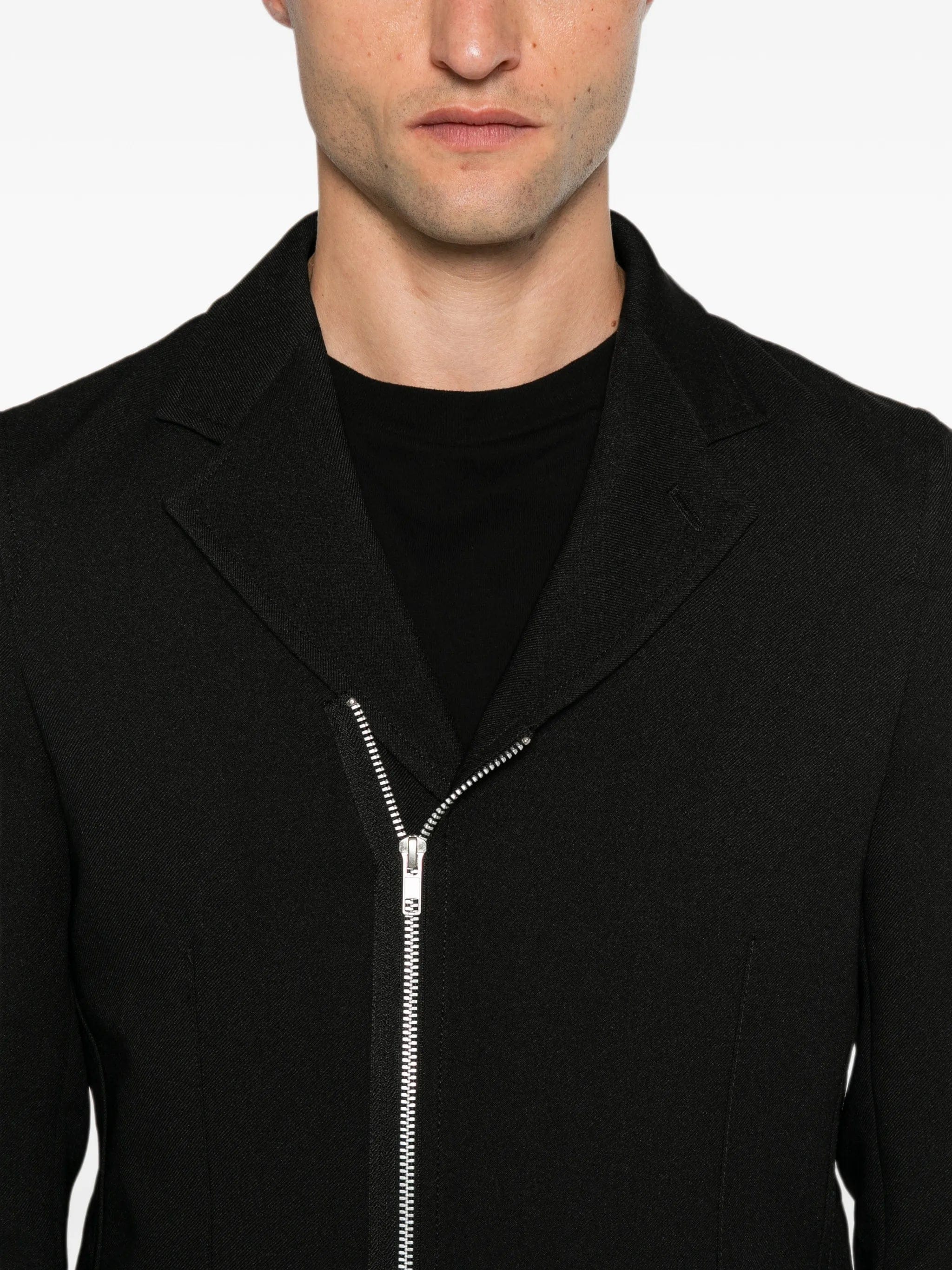 Comme des Garçons Shirt zip - fastening blazer