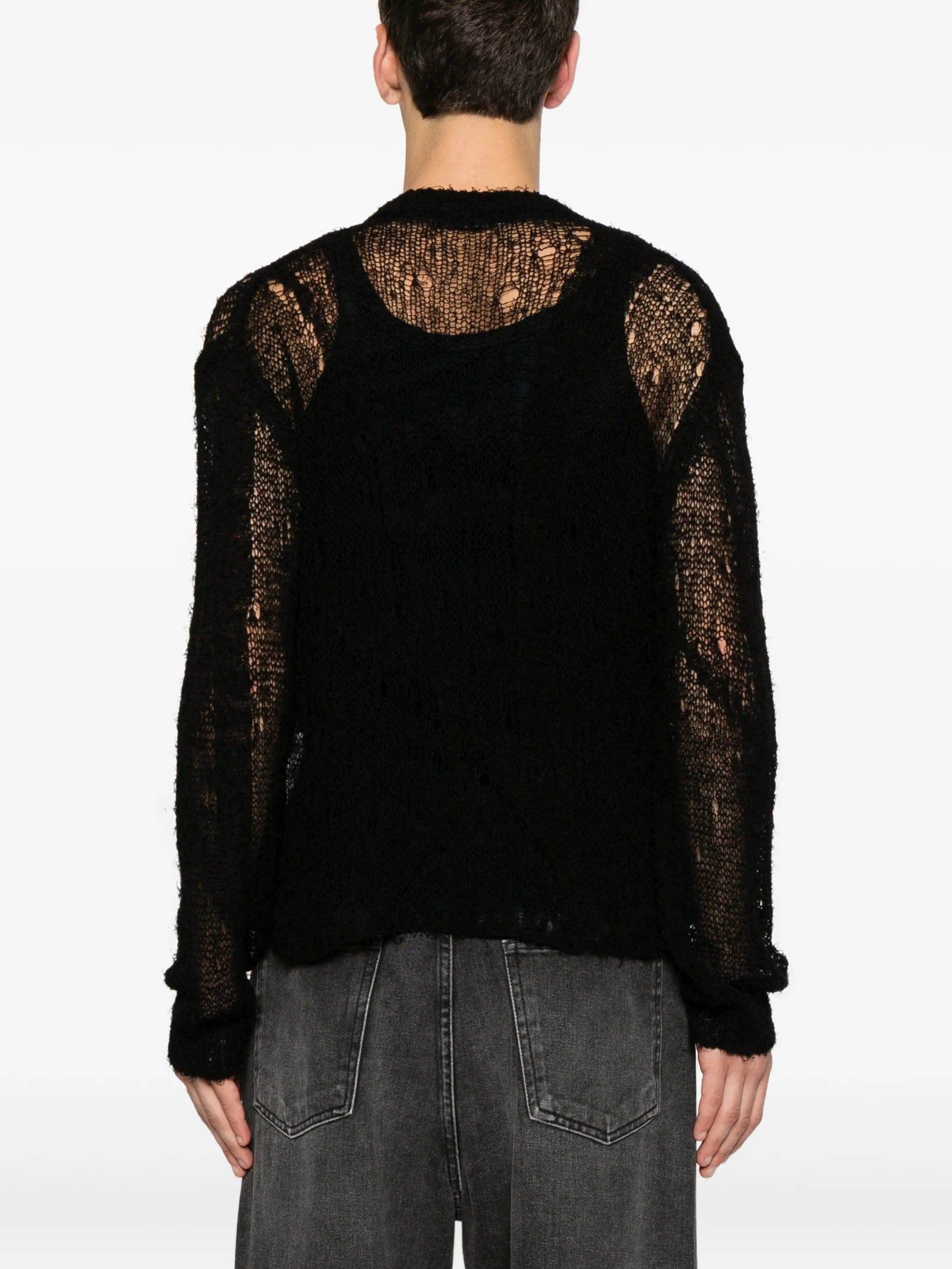 OUR Legacy Academy laddered - knit cardigan