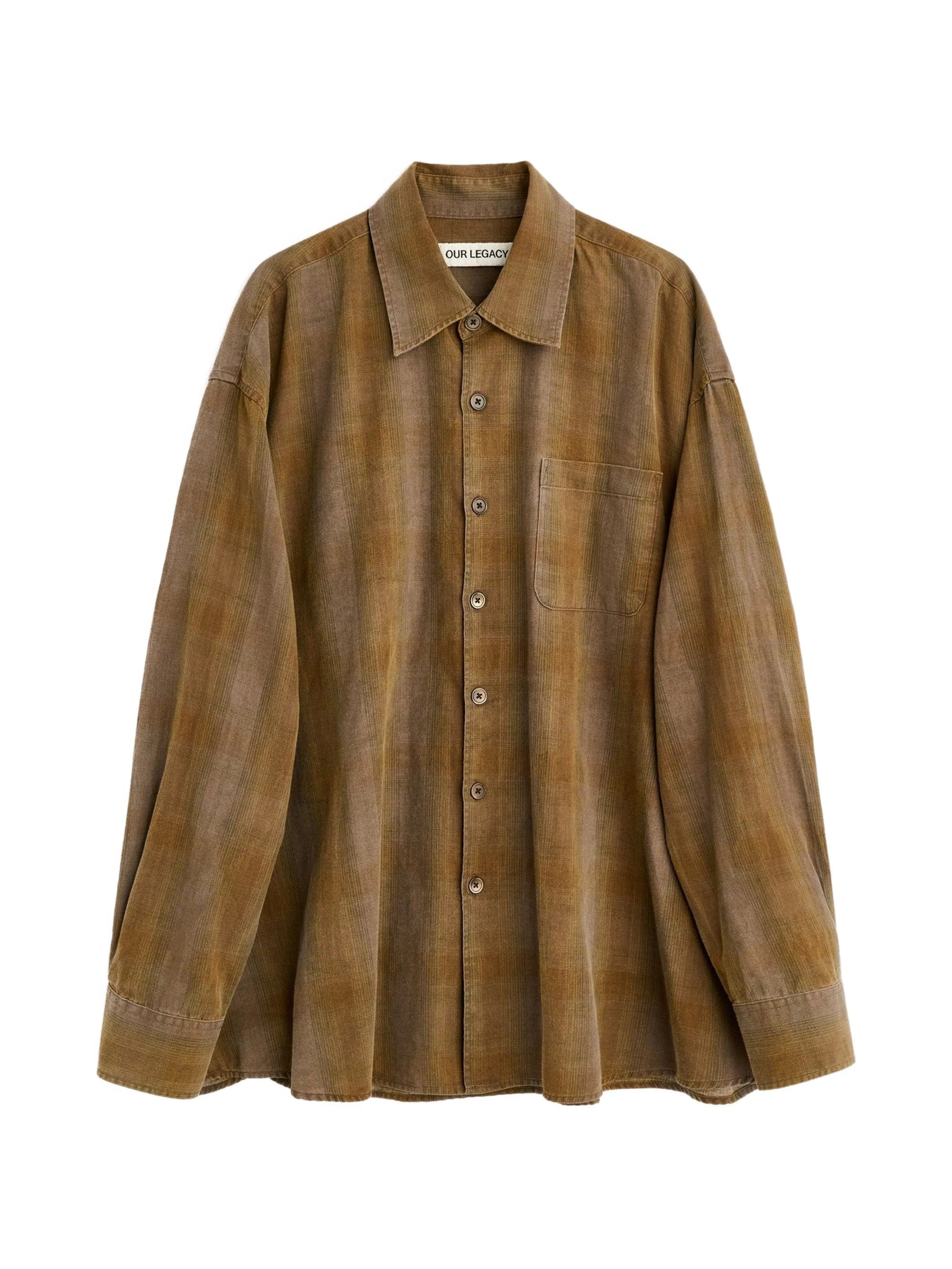 OUR Legacy Borrowed checked - pattern shirt