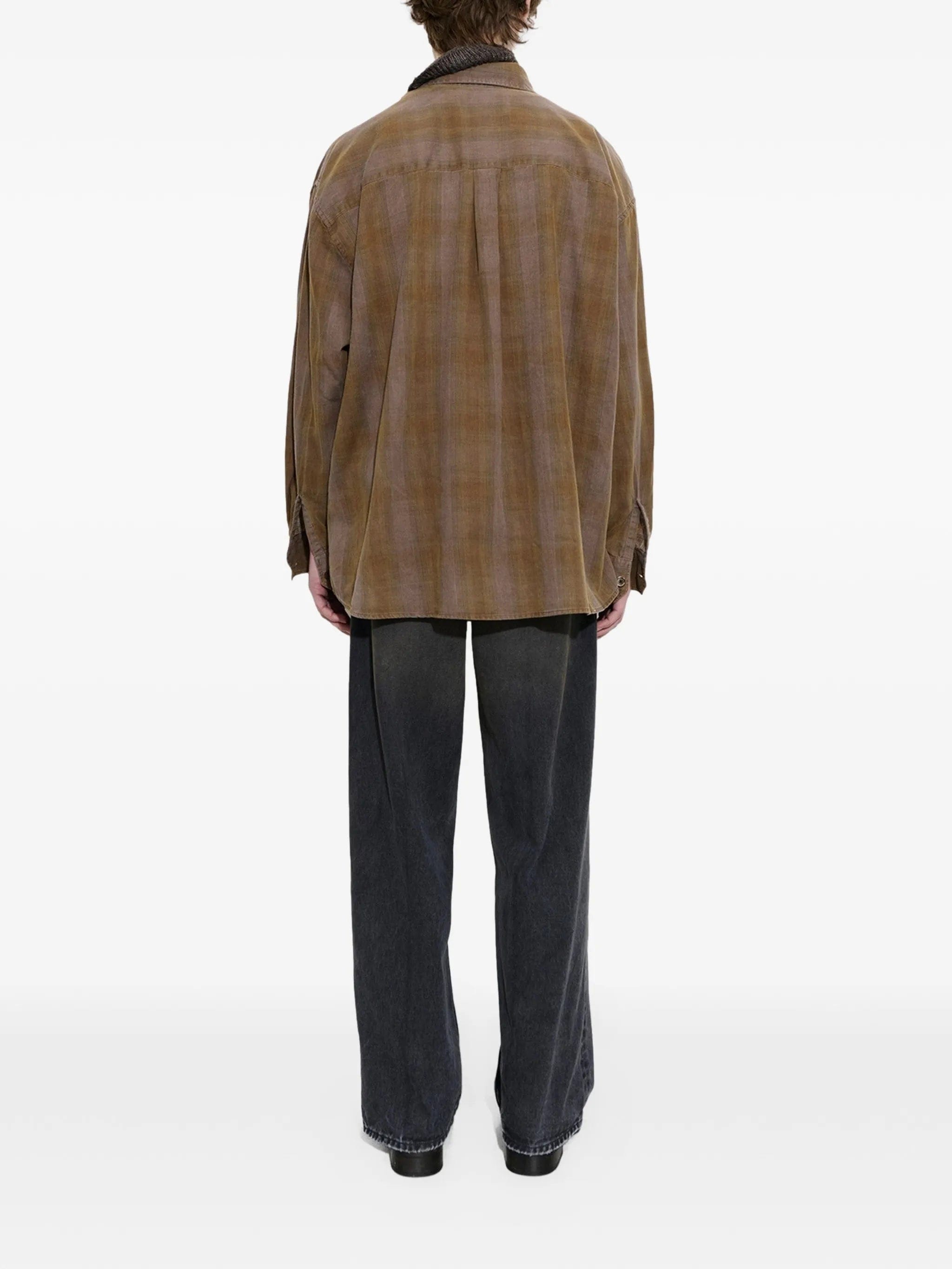 OUR Legacy Borrowed checked - pattern shirt