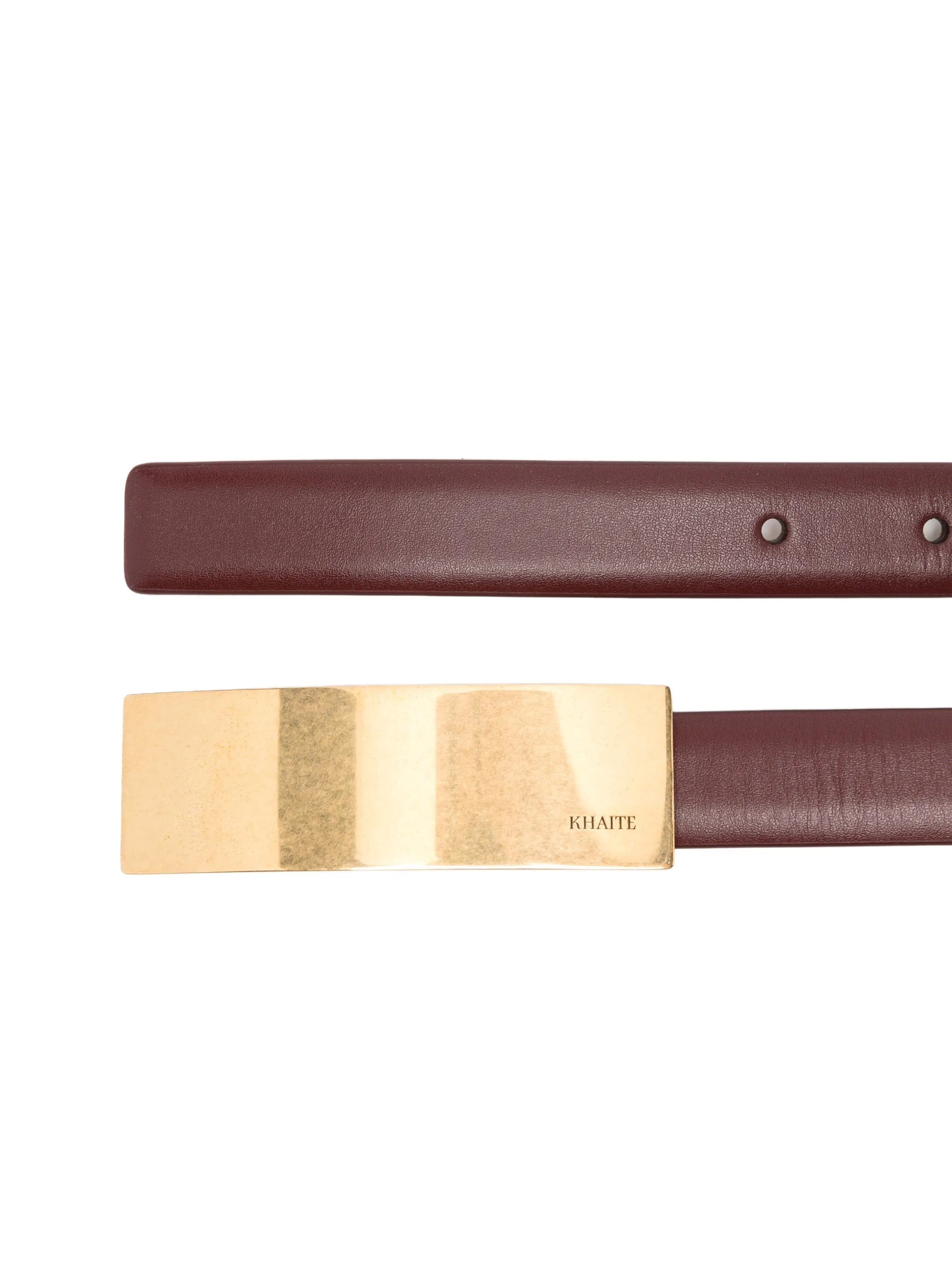 Khaite Berlin leather belt