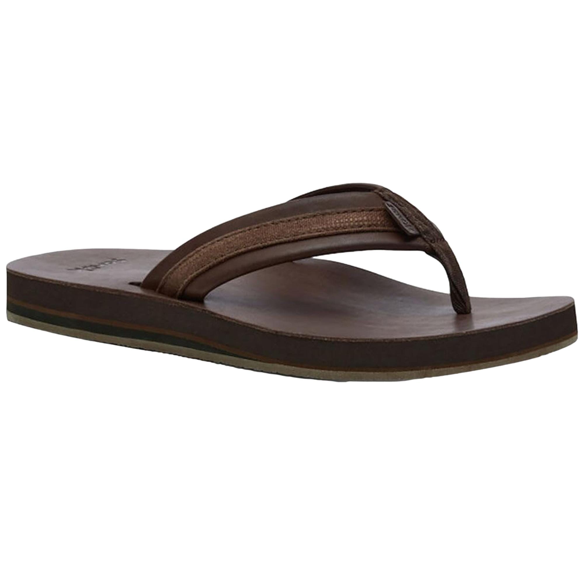 DKB Sanuk Hullsome Leather ST Dark Brown 1120332 - DKB Men's