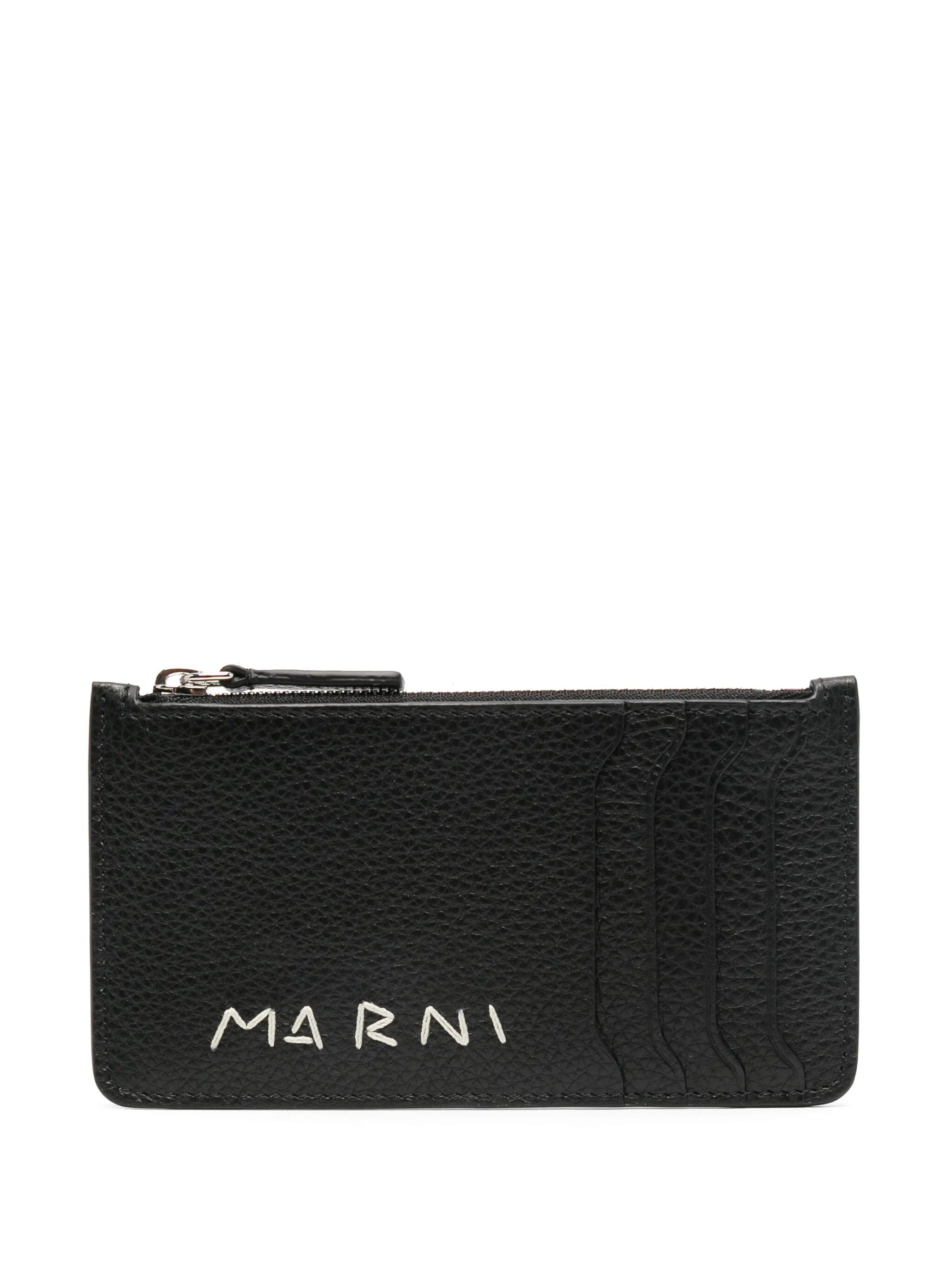 Marni embroidered - logo cardholder
