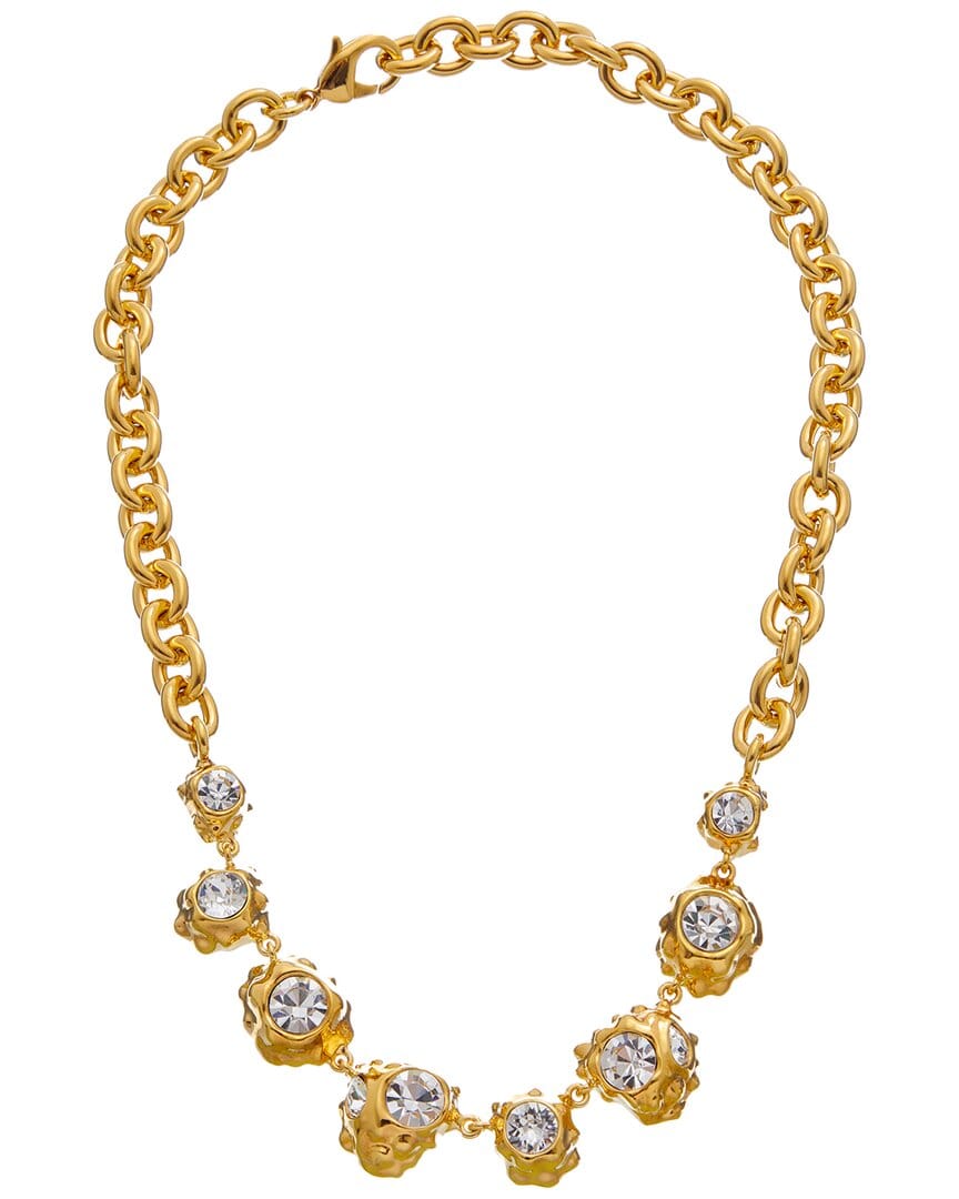 Oscar De La Renta Textured Scramble Necklace