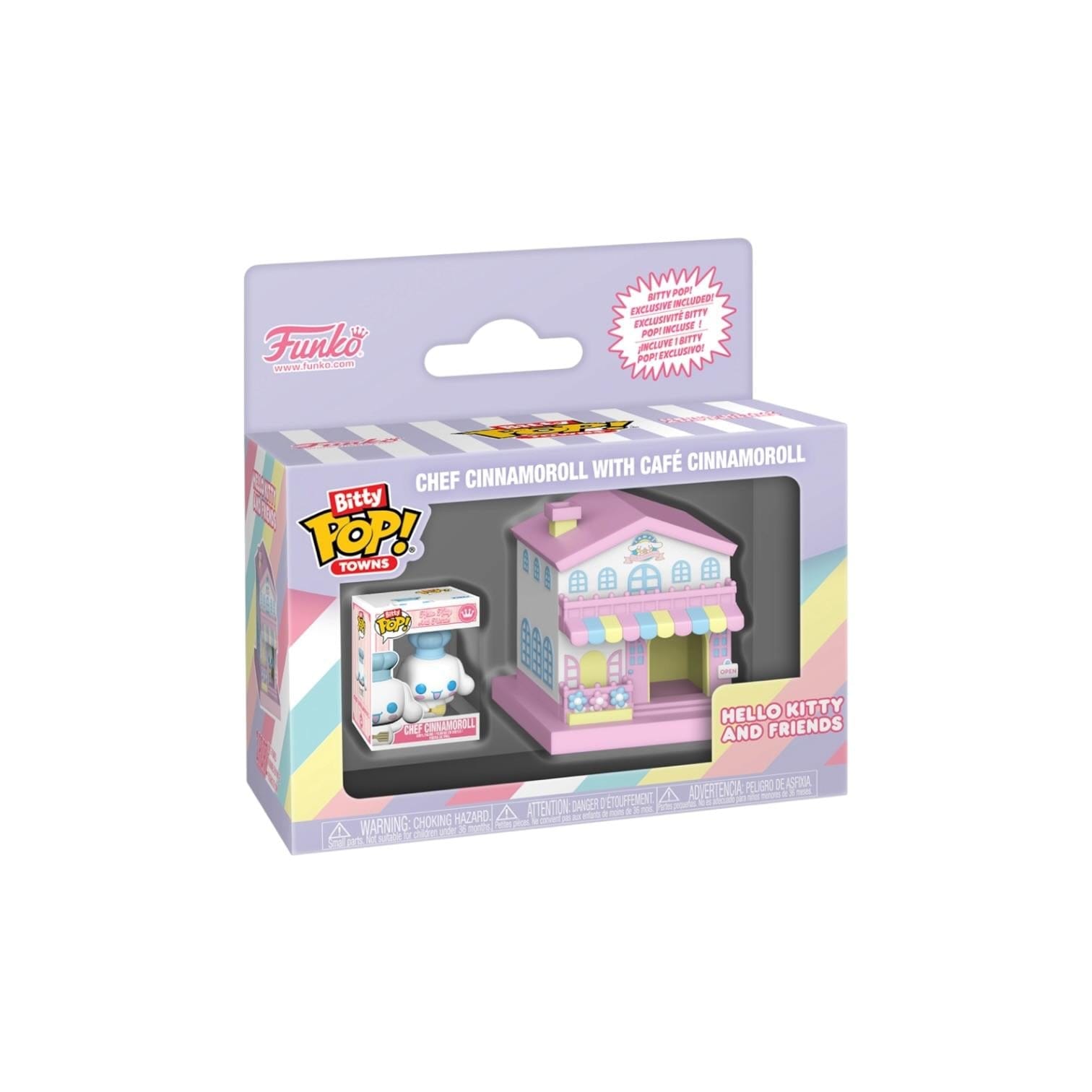 Hello Kitty Chef Cinnamoroll with Cafe Cinnamoroll Funko Bitty Town - Hello Kitty and Friends - PREORDER