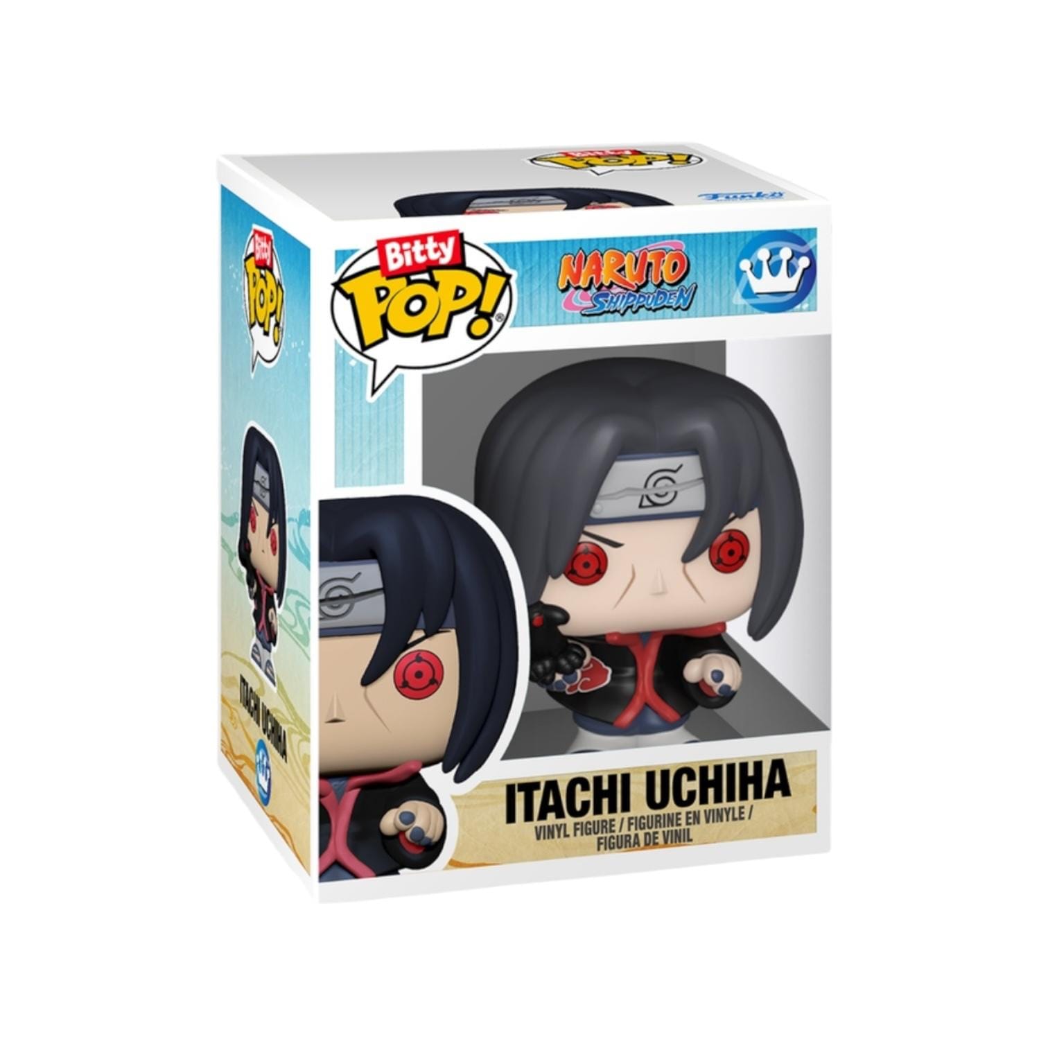 And Sasuke Uchiha and Itachi Uchiha 2 pack Bitty Pop - Naruto Shippuden