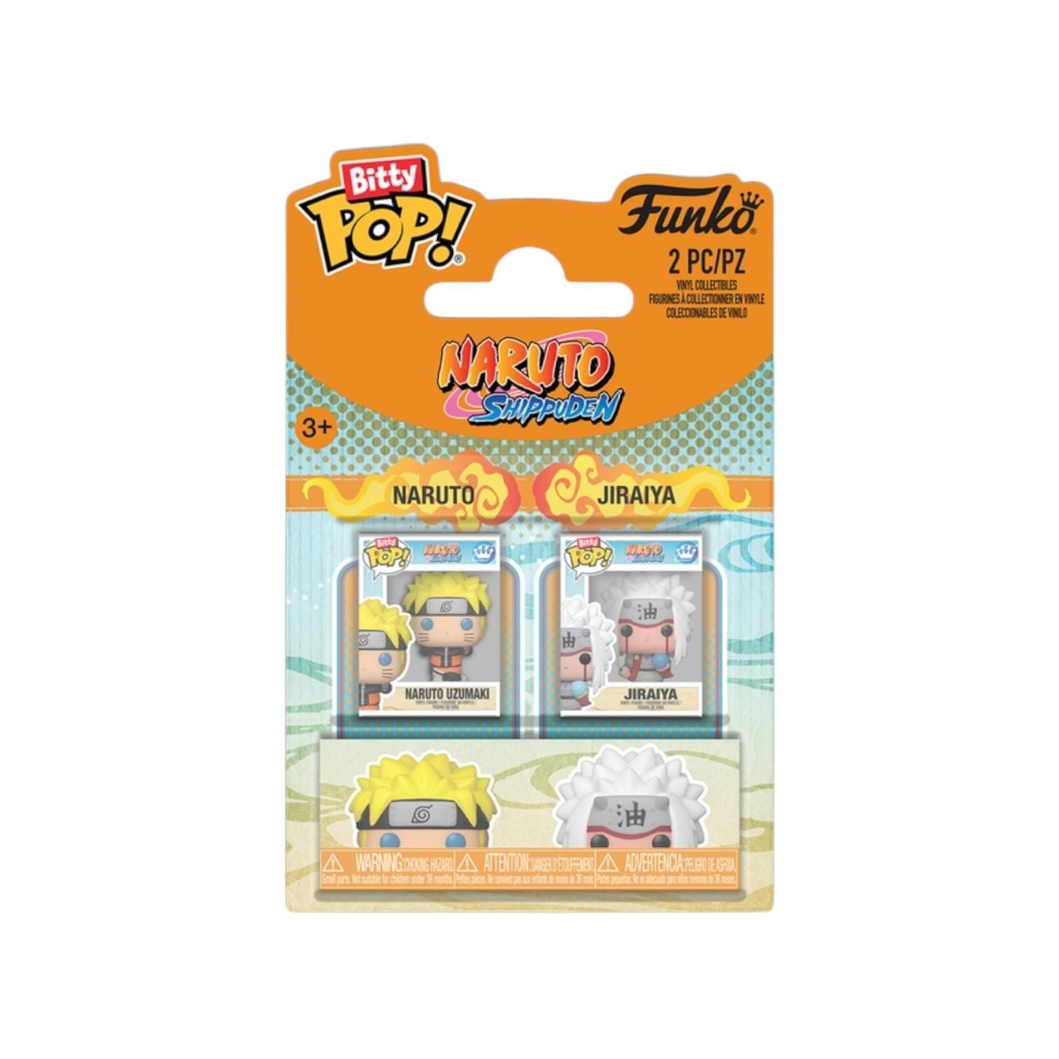 And Naruto Uzumaki and Jiraiya 2 pack Bitty Pop - Naruto Shippuden