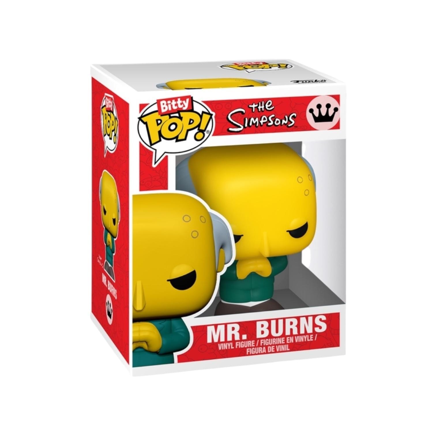 The Simpsons Bart Simpsons and Mr Burns 2 pack Bitty Pop - The Simpsons