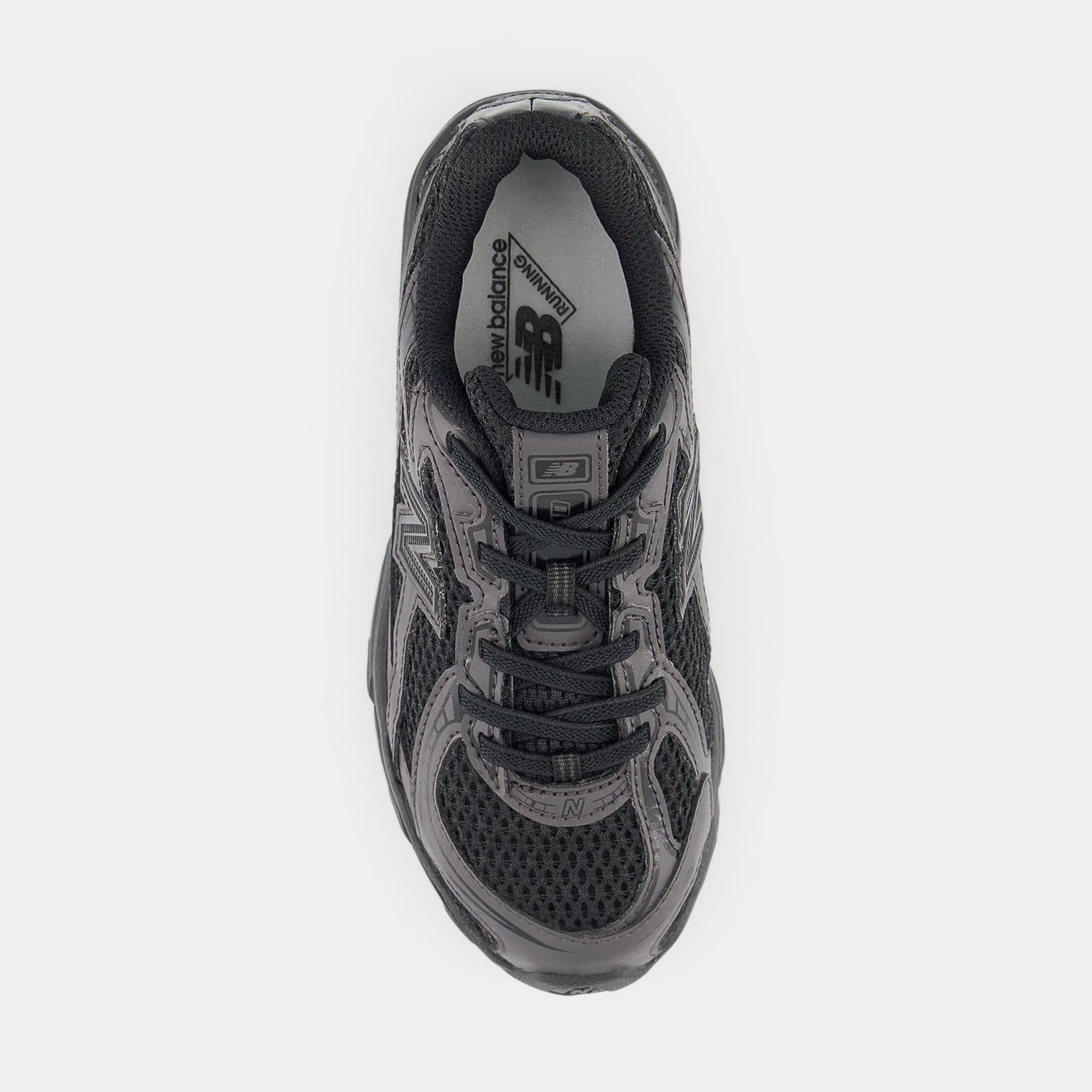 Newbalance 740 Bunge Lace Preschool Lifestyle Shoes (Black Cement)