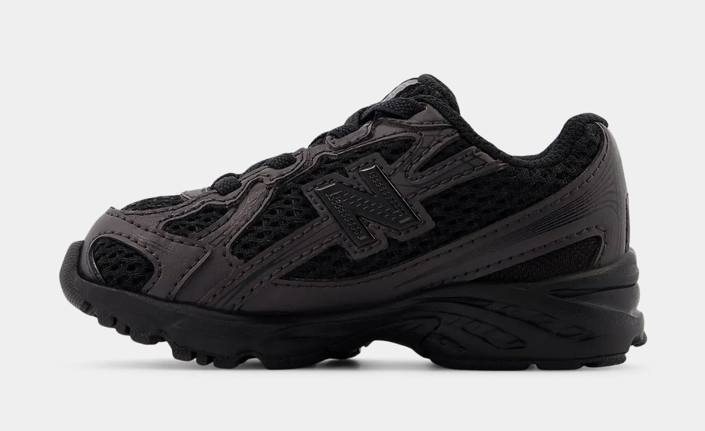 Newbalance 740 Bungee Lace Infant Toddler Lifestyle Shoes (Black Cement)