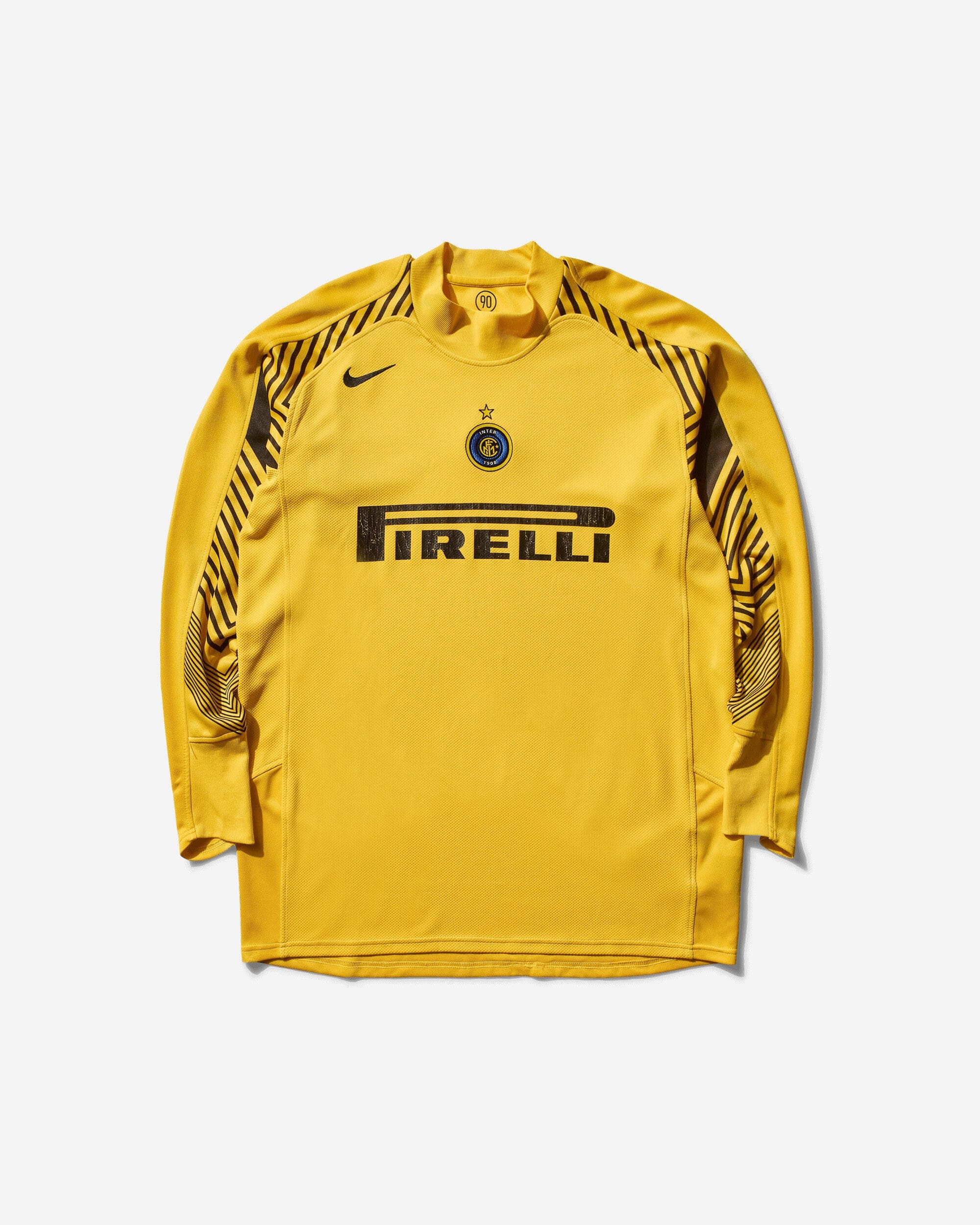 Pezze Vintage Men's Inter Training Top Yellow