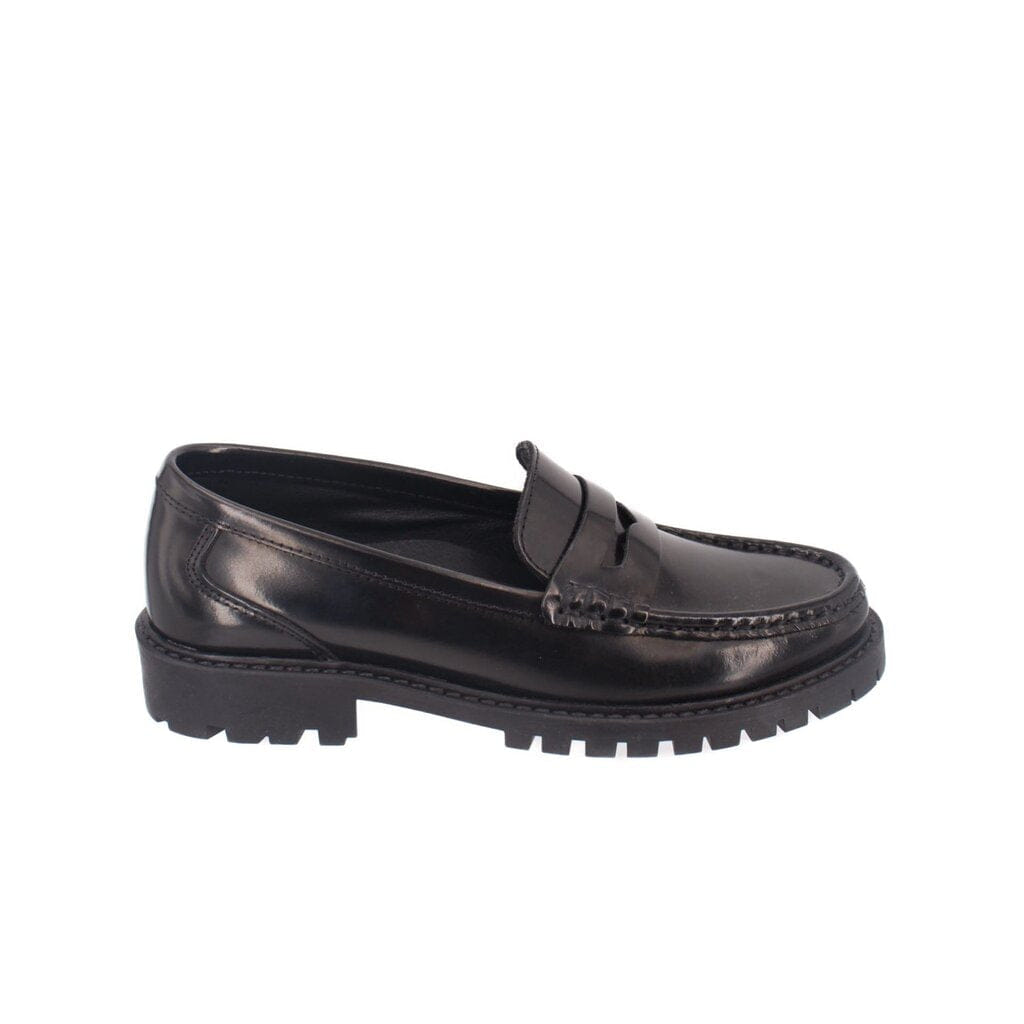 MAEVE LEATHER LOAFERS BLACK 38 | US 8