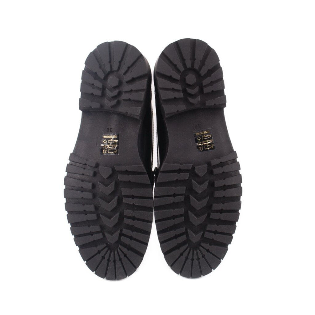 MAEVE LEATHER LOAFERS BLACK 38 | US 8