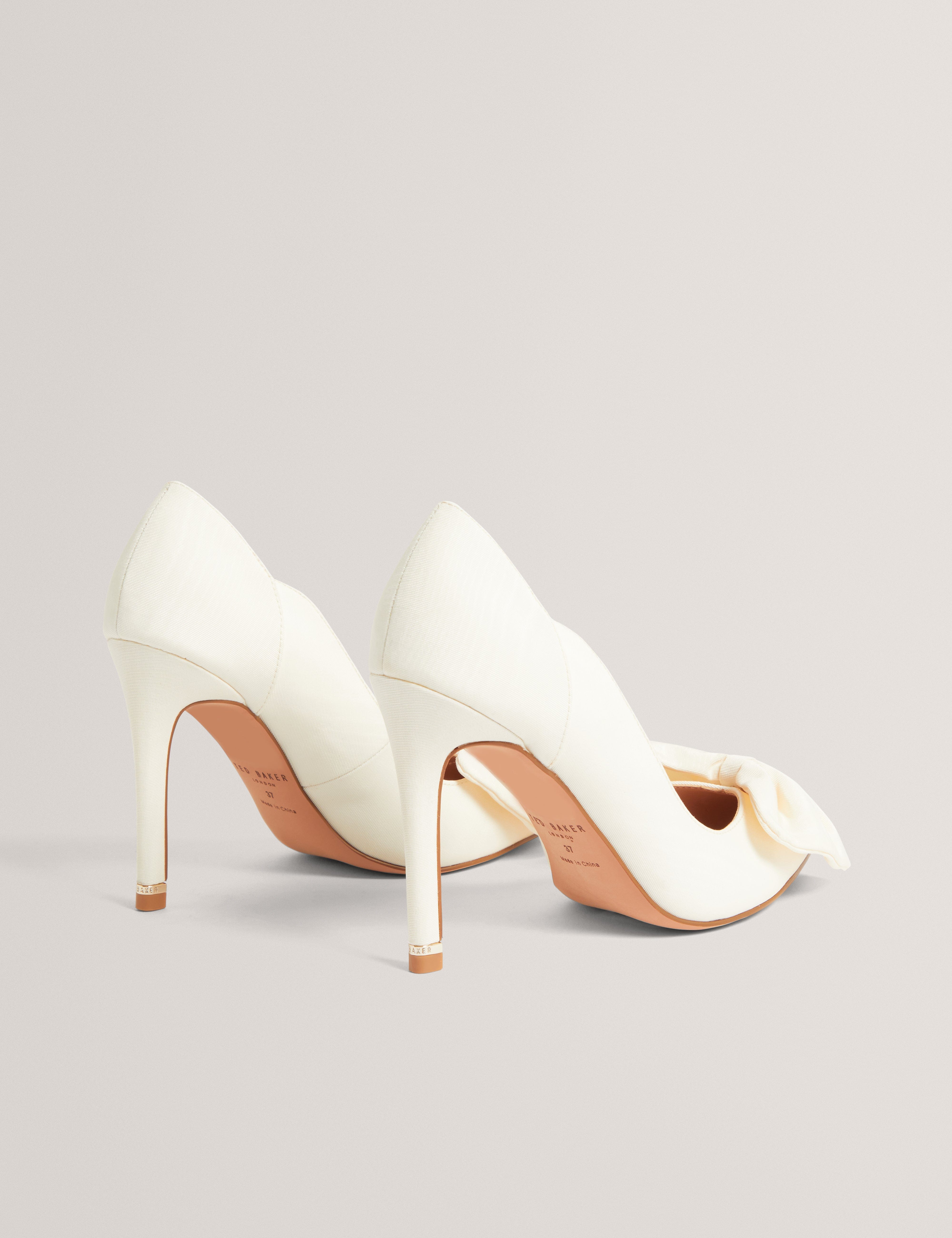 SHOE Laissy Bow Detail Court Shoe Ivory