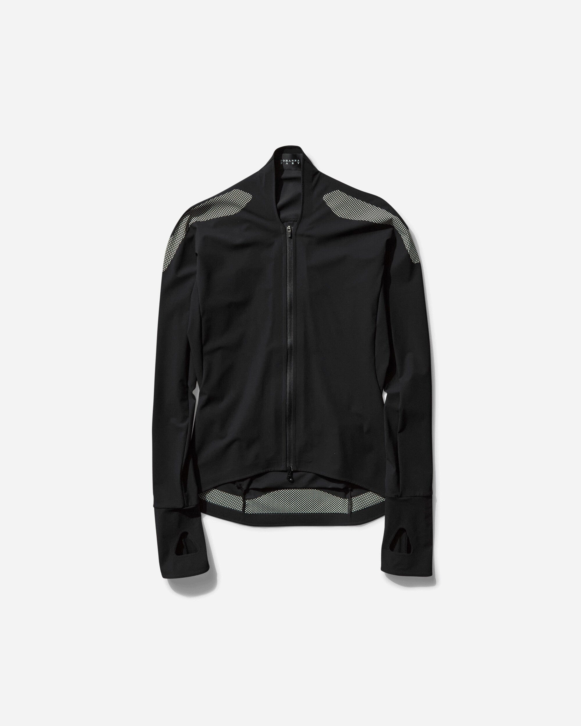 Johanna Parv Women's Long Sleeve Zip Top Black / Lime Cream