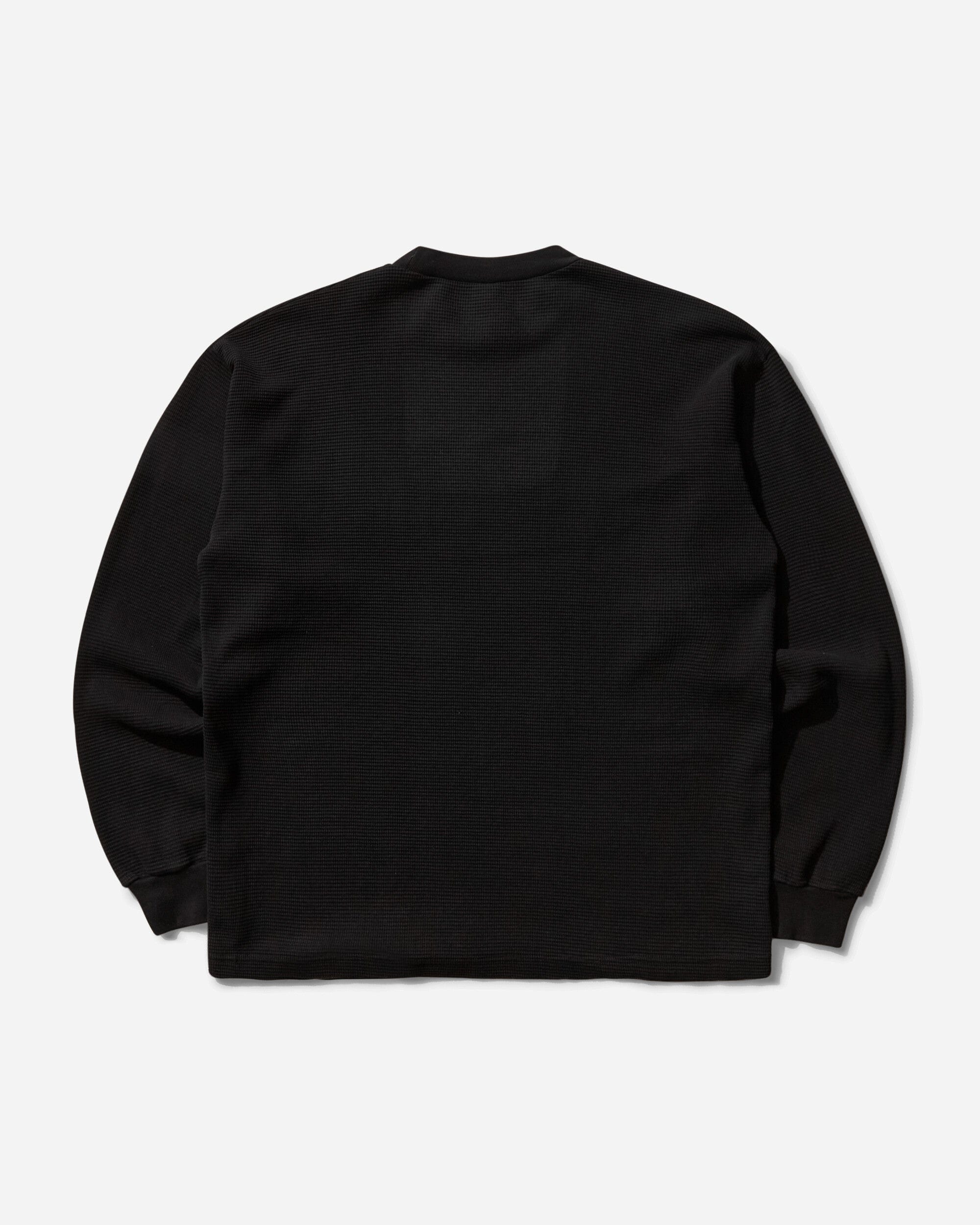 Anything Men's Midtown Logo Waffle Knit Top Black