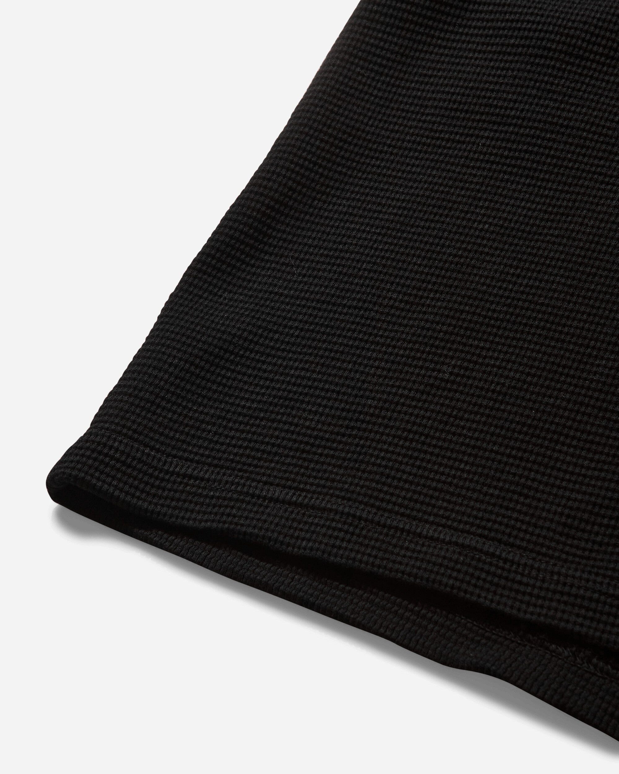Anything Men's Midtown Logo Waffle Knit Top Black